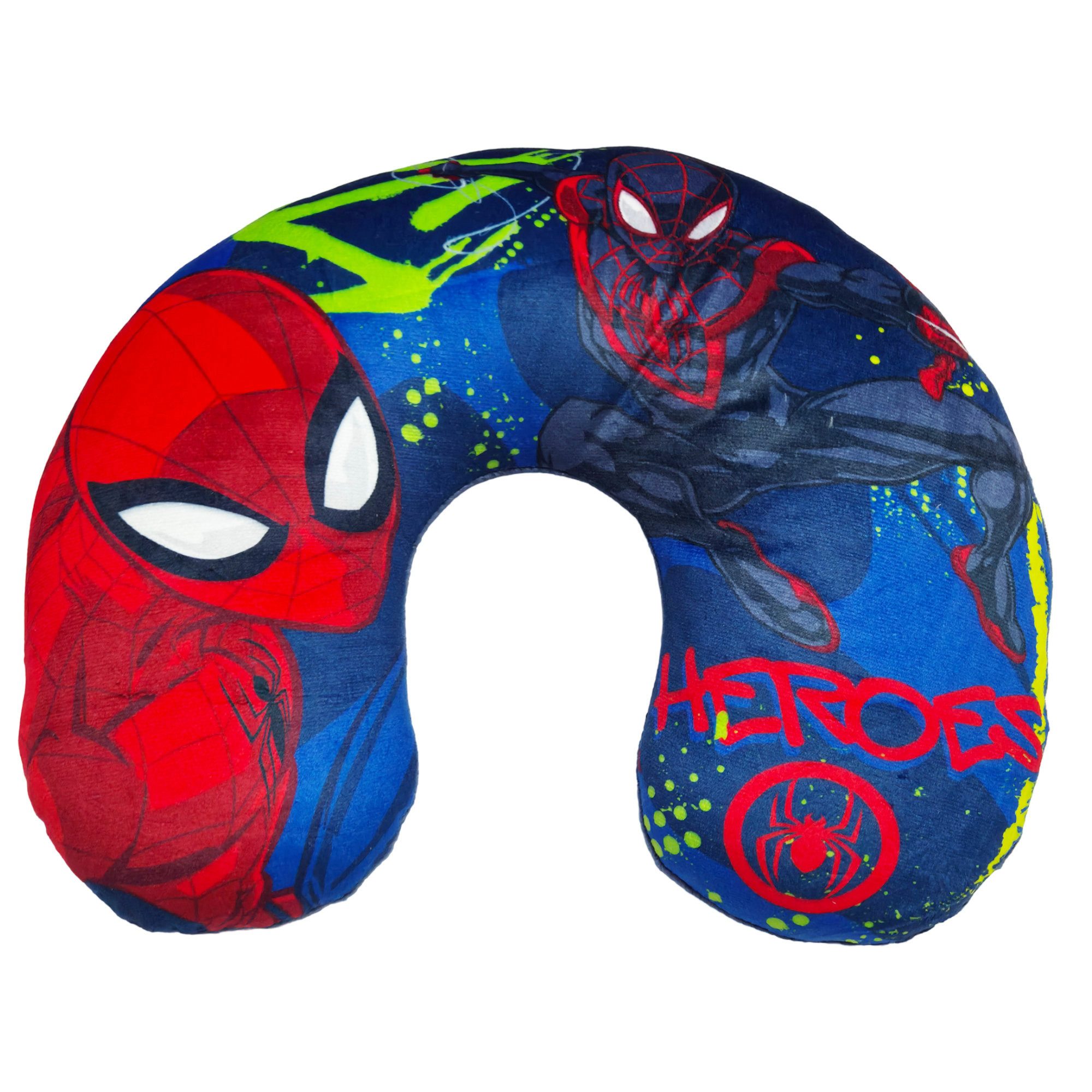 MARVEL Nackenkissen Marvel Spiderman Miles Morales Reisekissen Nackenkissen Auto Flugzeug