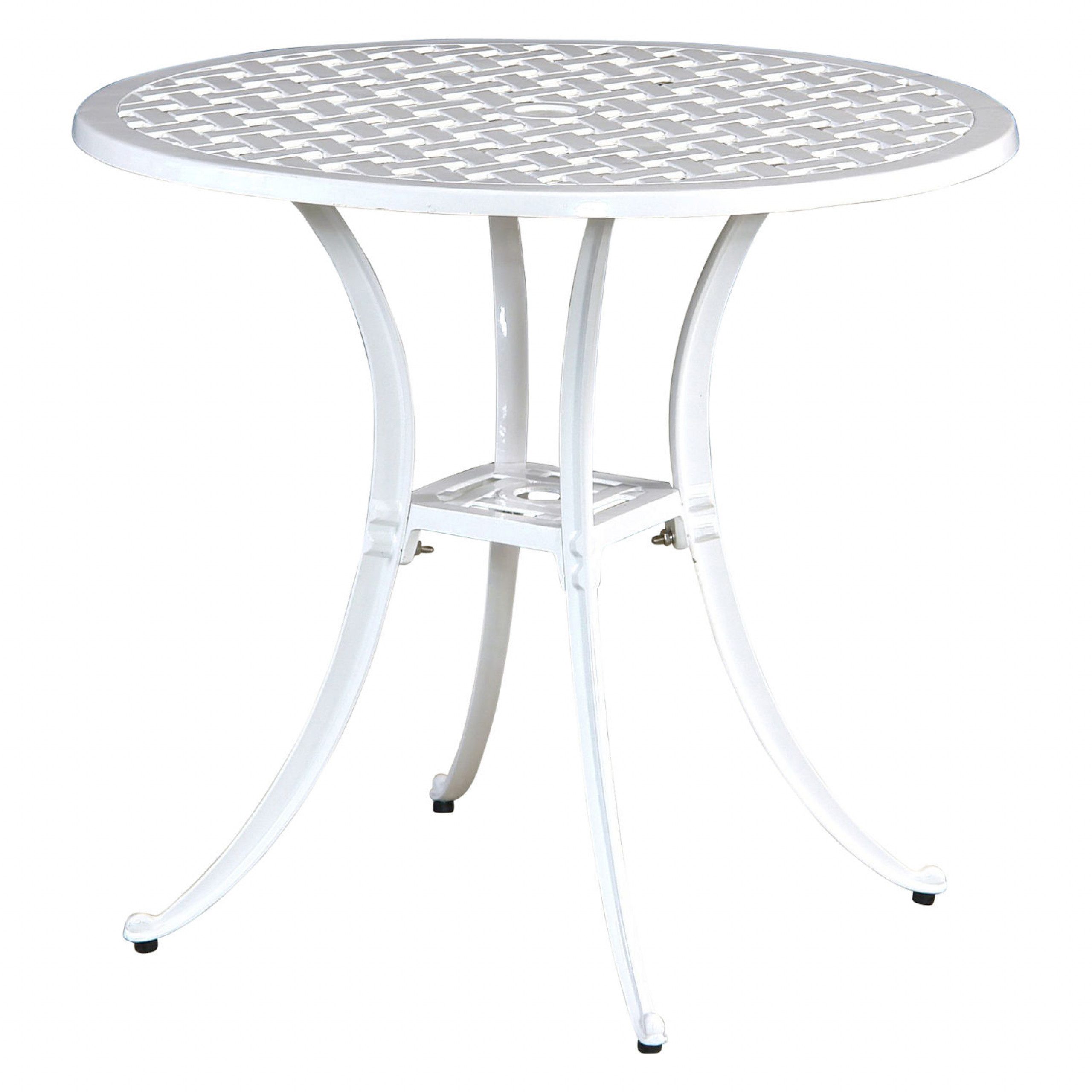 Inko Gartentisch Inko Gartentisch Tisch Terrassentisch Alu-Guss weiß Form/Größe