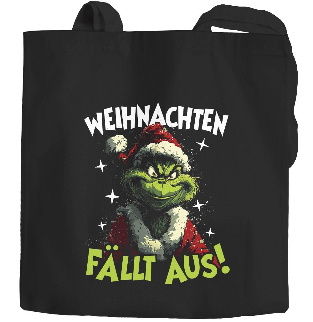 MoonWorks Einkaufsshopper Jutebeutel Weihnachten kleine Geschenke Weihnachtsmuffel