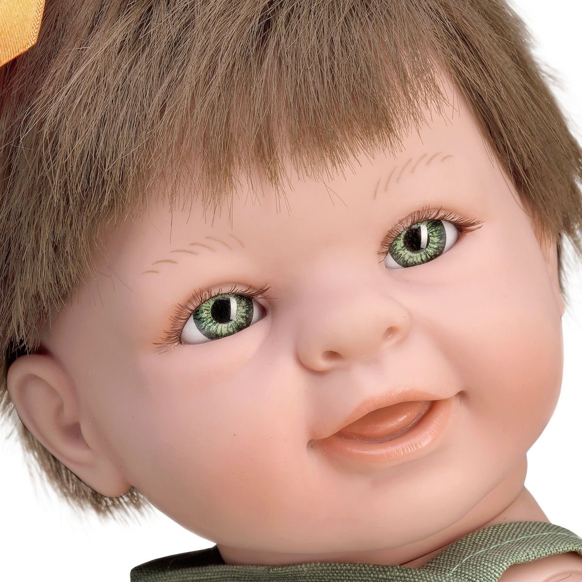 Lamagik Anziehpuppe Lilly 47cm mit braunen Zöpfen und Bekleidung