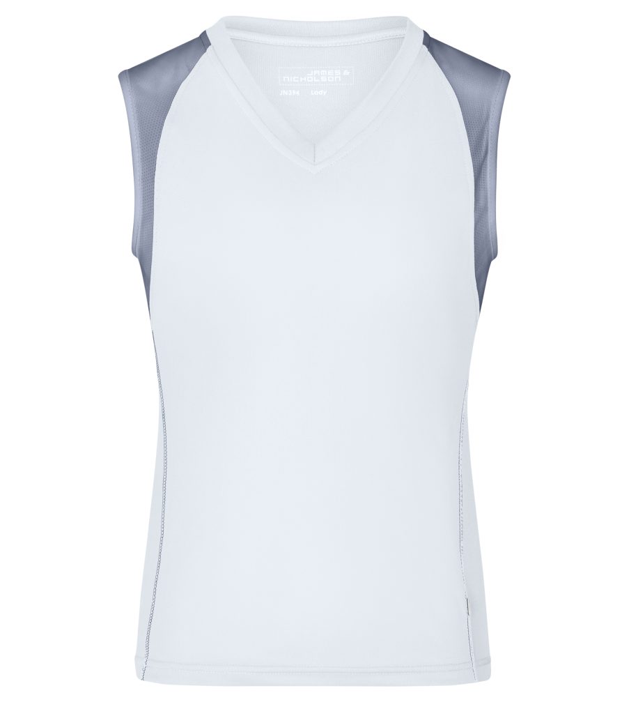 James & Nicholson Lauftop Doppepack Atmungsaktives Damen Running Top JN394 (Doppelpack, 2er-Pack) Feuchtigkeitsregulierend