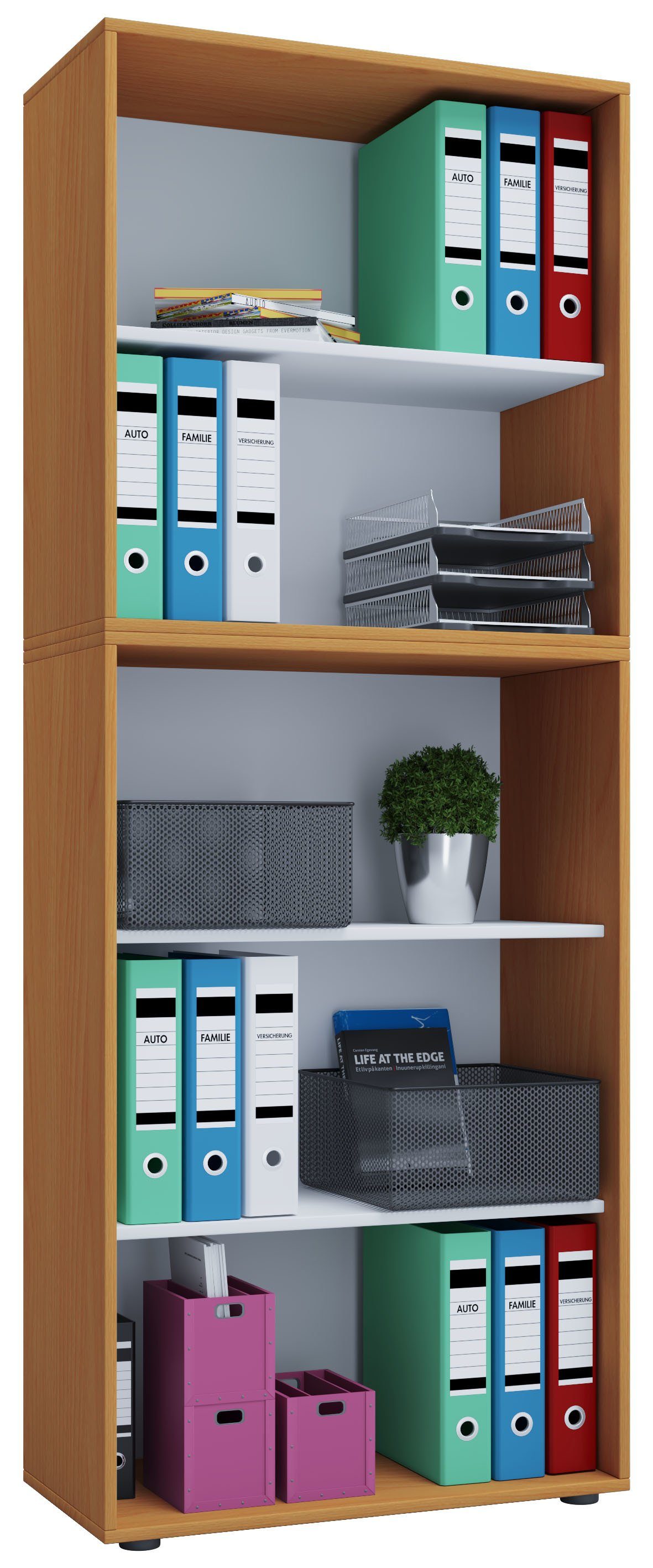 VCM Aktenregal Holz Büro Regal Bücher günstig online kaufen