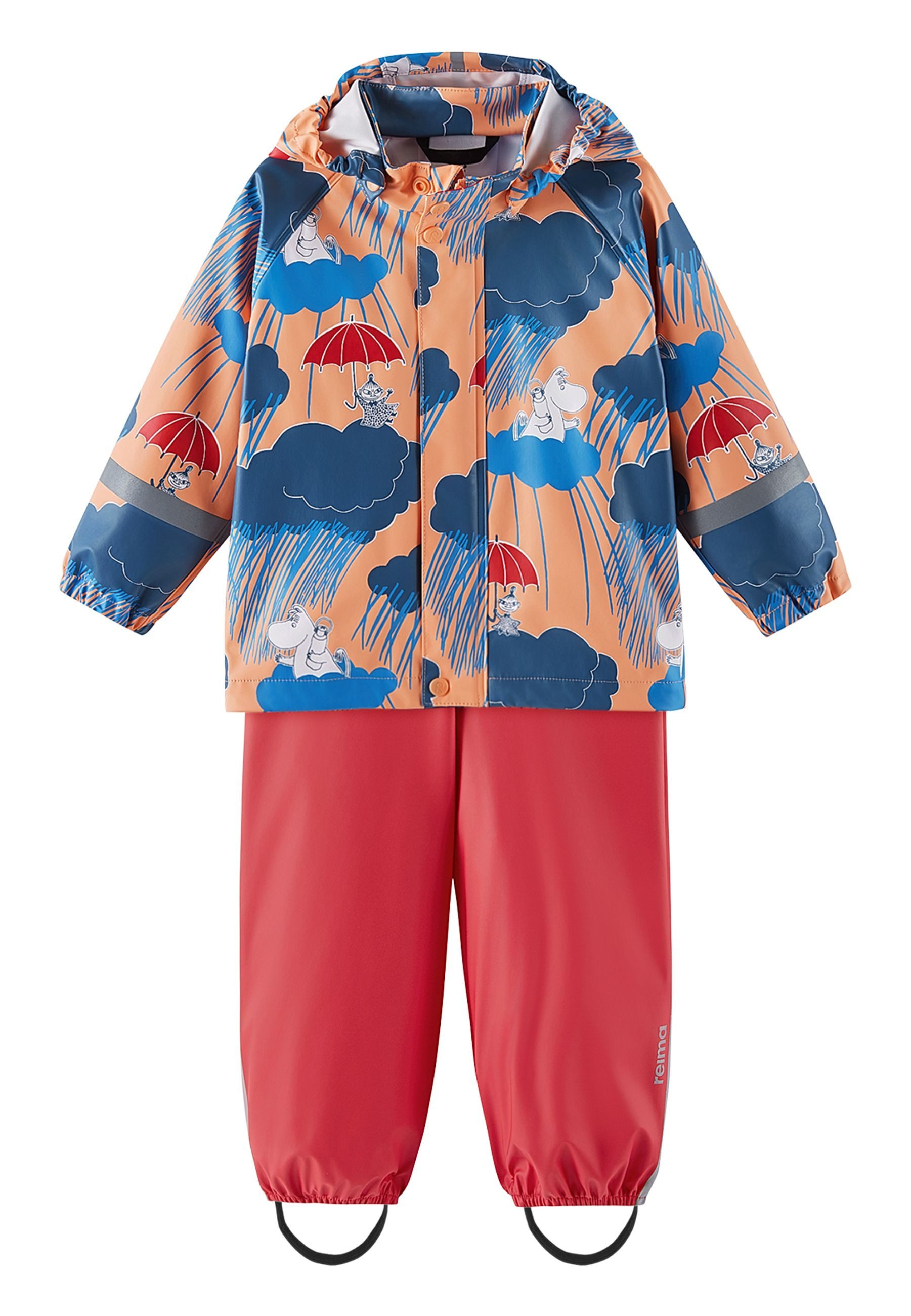 reima Regenoverall MOOMIN PLASK mit reflektierenden Details und getapten Nähten