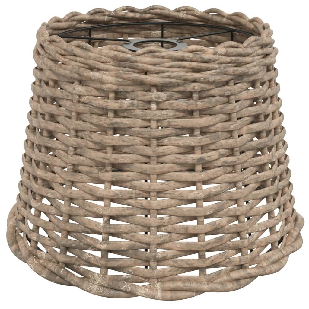 vidaXL Lampenschirm Lampenschirm Braun Ø30x20 cm Korbweide günstig online kaufen