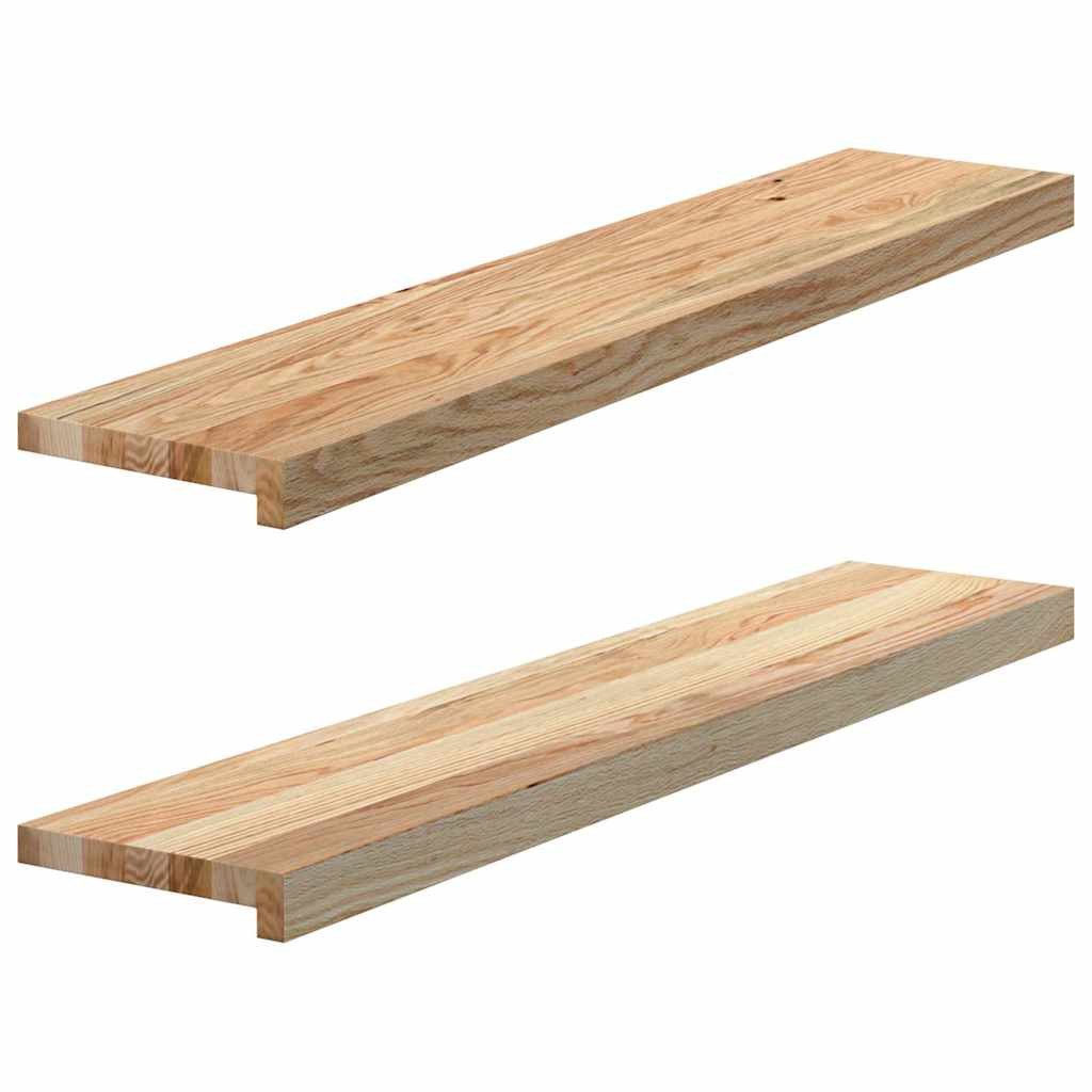 vidaXL Fensterbank Fensterbänke 2 Stk. Unbehandelt 100x20x2 cm Massivholz E günstig online kaufen