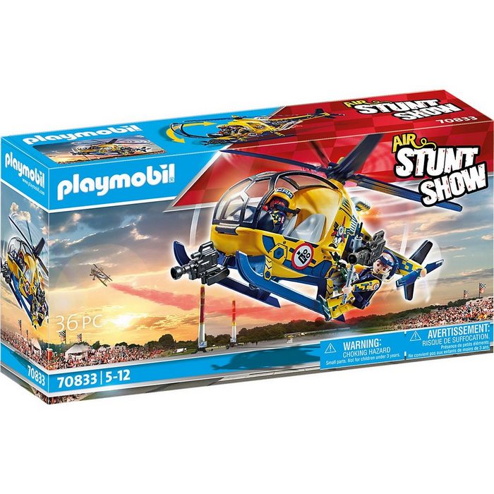 Playmobil® Spielfigur PLAYMOBIL® 70833 Air Stuntshow Filmcrew-Helikopter
