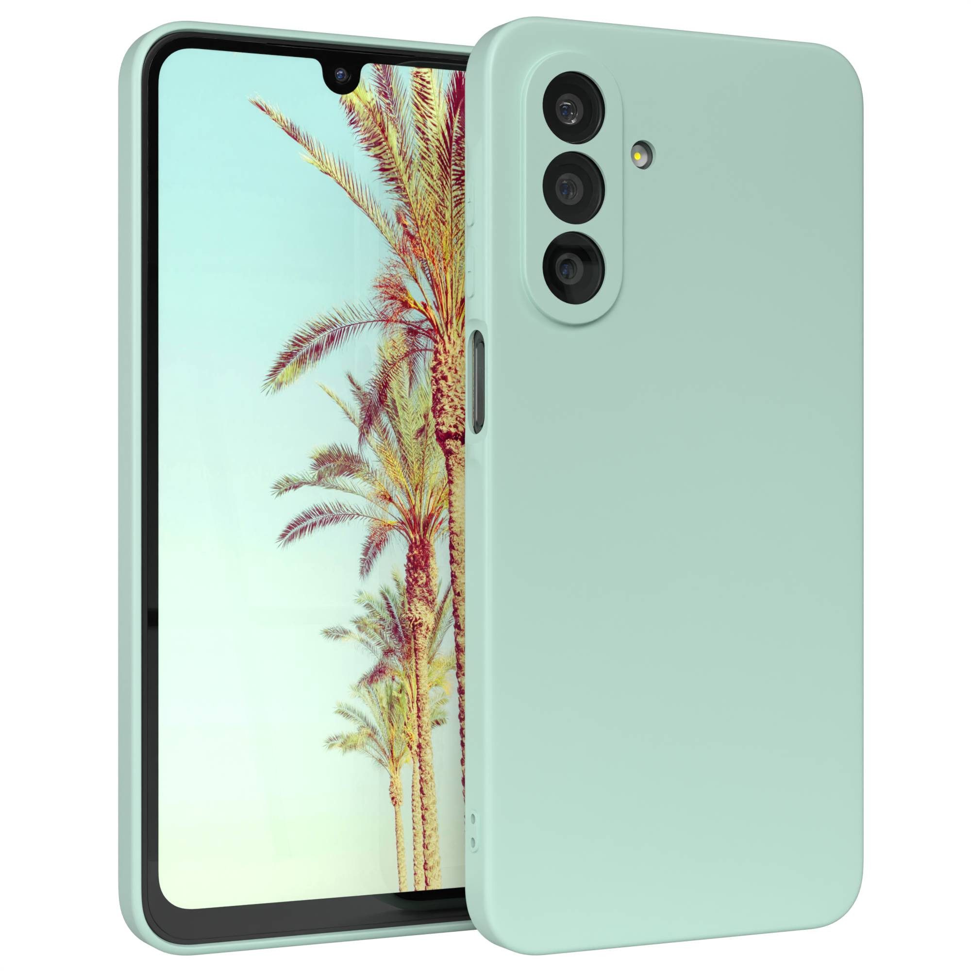 EAZY CASE Handyhülle für Samsung Galaxy A26 Hülle Silikon 6,7 Zoll, Hülle Silikon kratzfest Smart Slimcover Bumper Case Etui Mint Grün