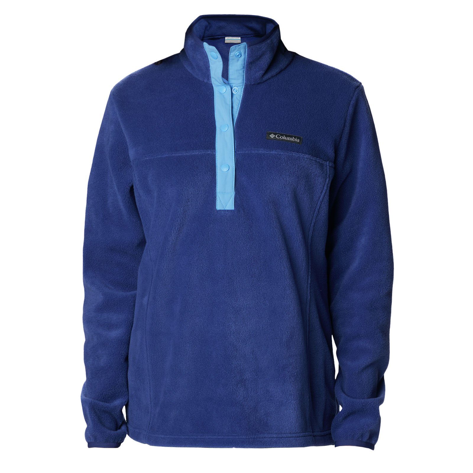 Columbia Stehkragenpullover Benton Springs™ Half Snap Pullover mit praktischer Knopfleiste 432 dark saphire / vista blue | 