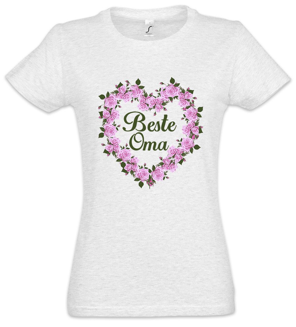 Urban Backwoods Print-Shirt Beste Oma Rosen günstig online kaufen