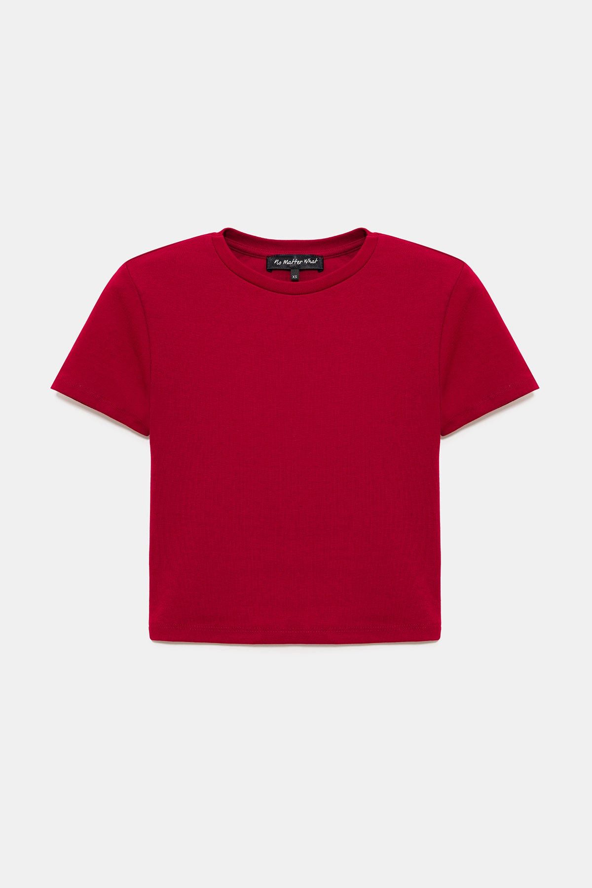T-Shirt Kurzärmeliges Crop-T-Shirt