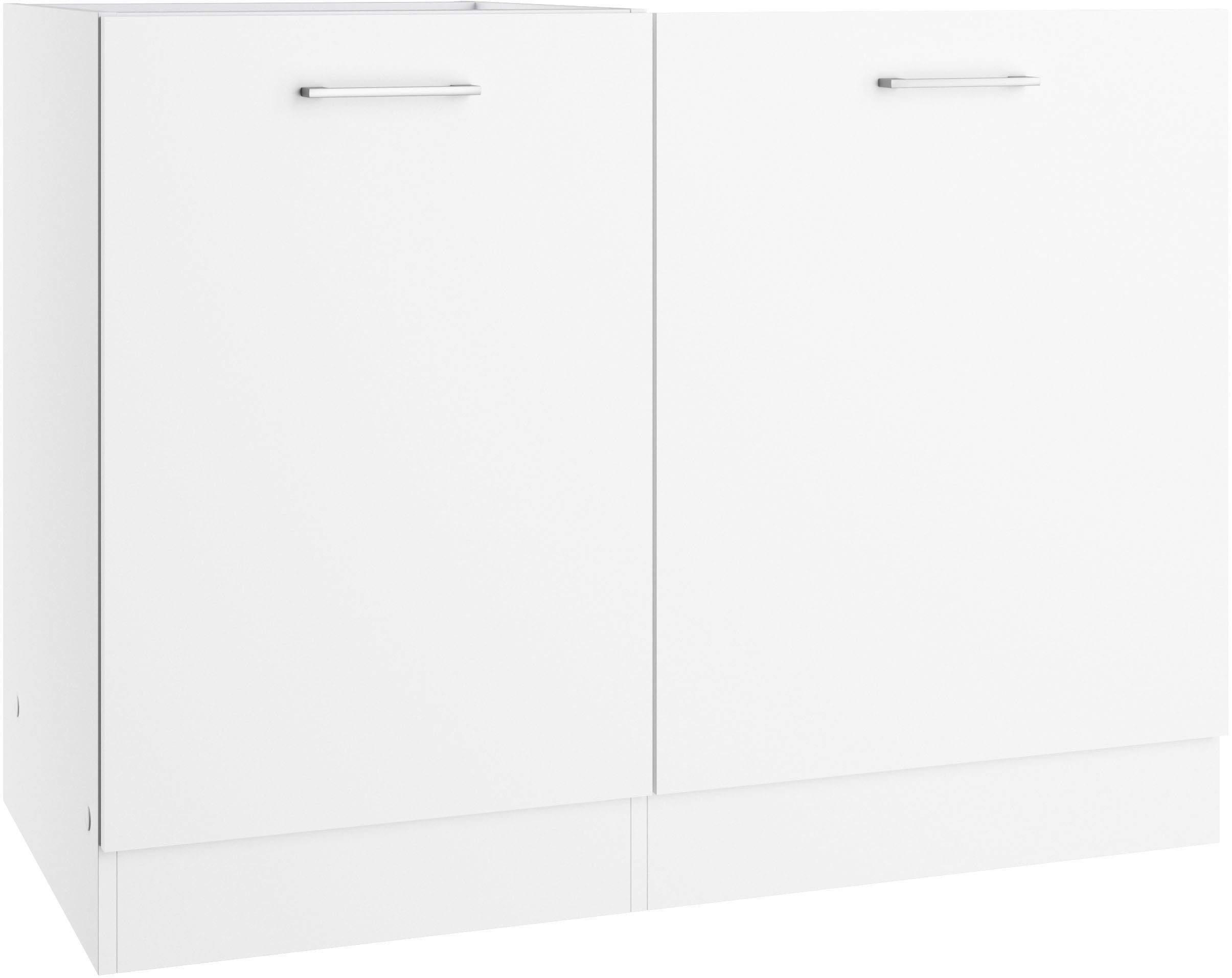KOCHSTATION Spülenschrank KS-Milan Spülzentrum 110 cm, matte oder hochglänzende Fronten