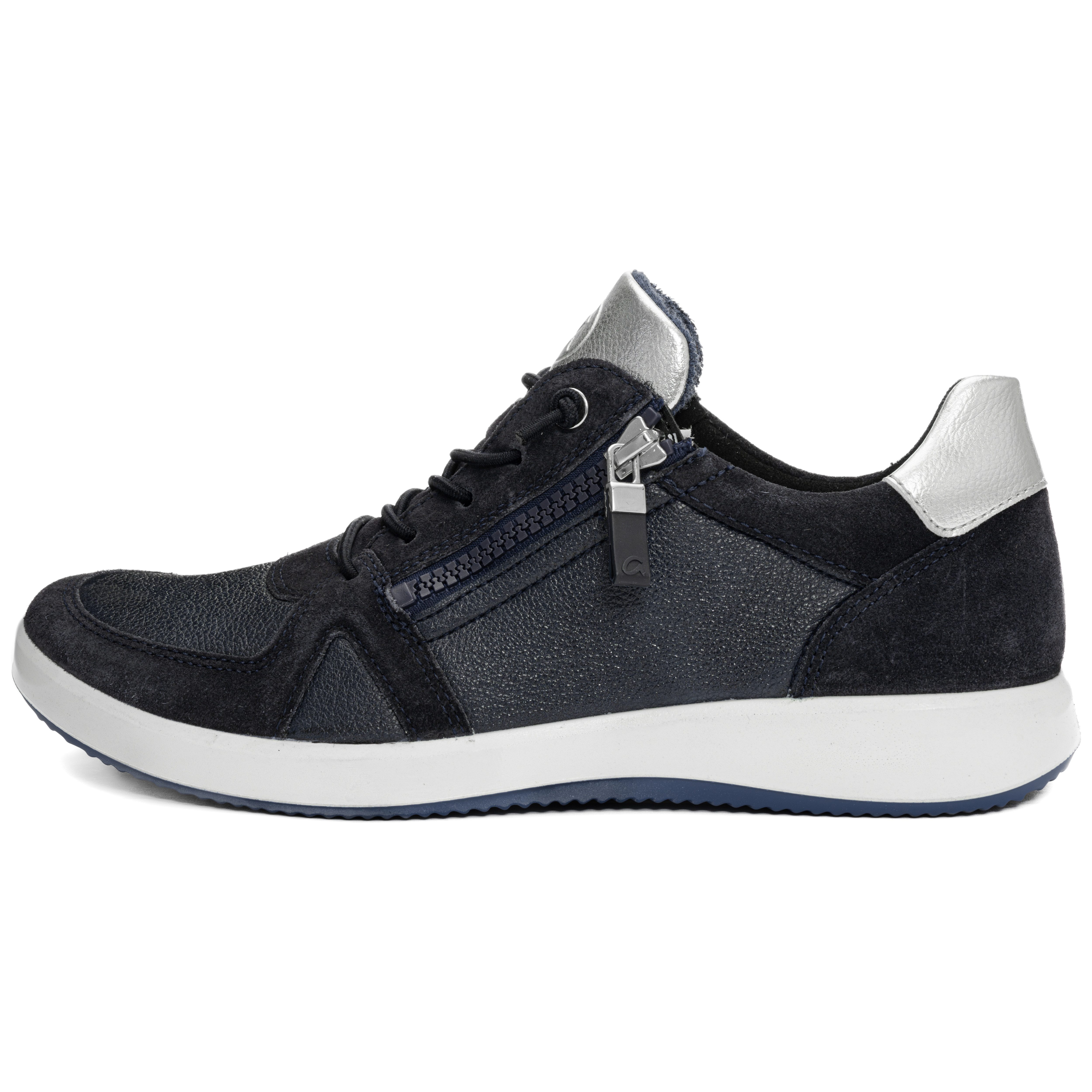 Ara ROMA Slip-On Sneaker, Freizeitschuh, Halbschuh, Schnürschuh in Komfortweite H (sehr weit)