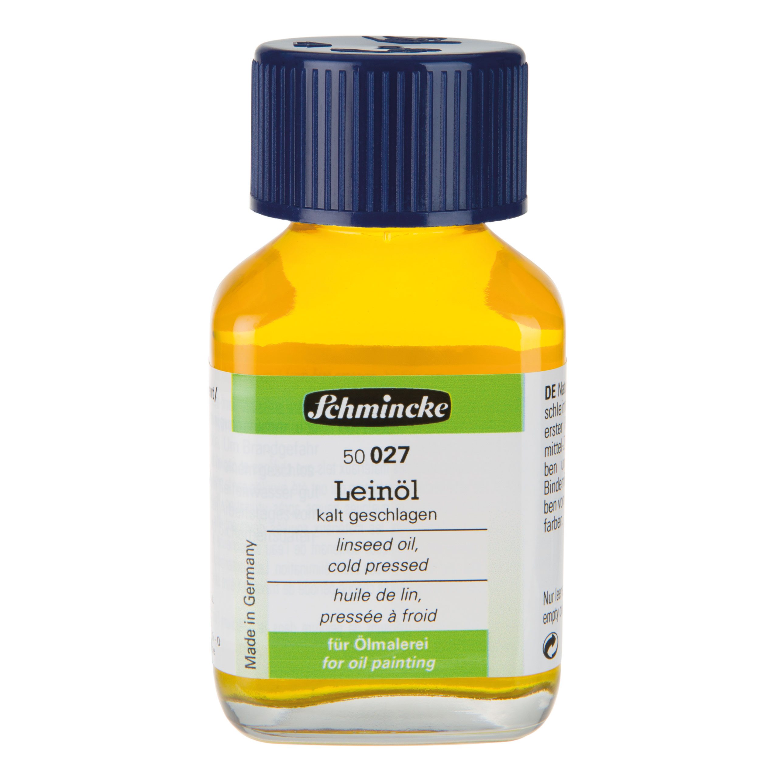 Schmincke Ölfarbe Leinöl kalt geschlagen - 60ml Öl Hilfsmittel 50 027 025