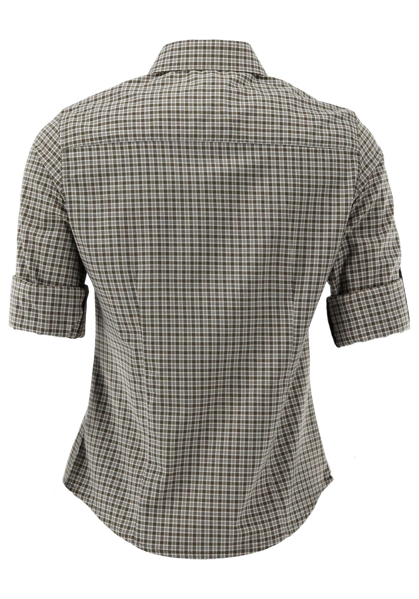 OS Trachten Trachtenbluse Prami Langarmbluse mit Hirsch-Stickerei auf der B günstig online kaufen