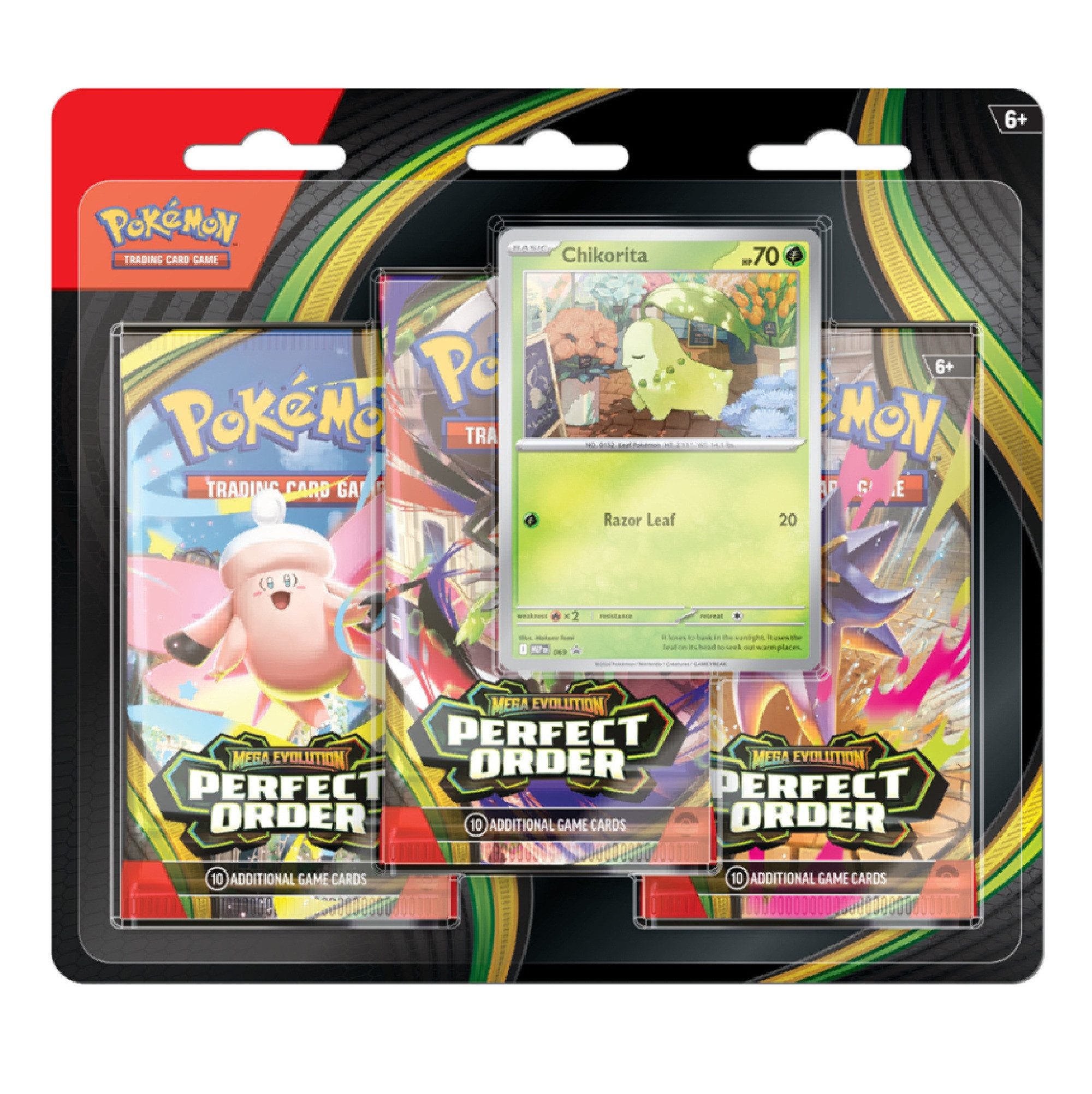 The Pokémon Company International Sammelkarte Pokemon - Perfect Order 3er Blister (Englisch)