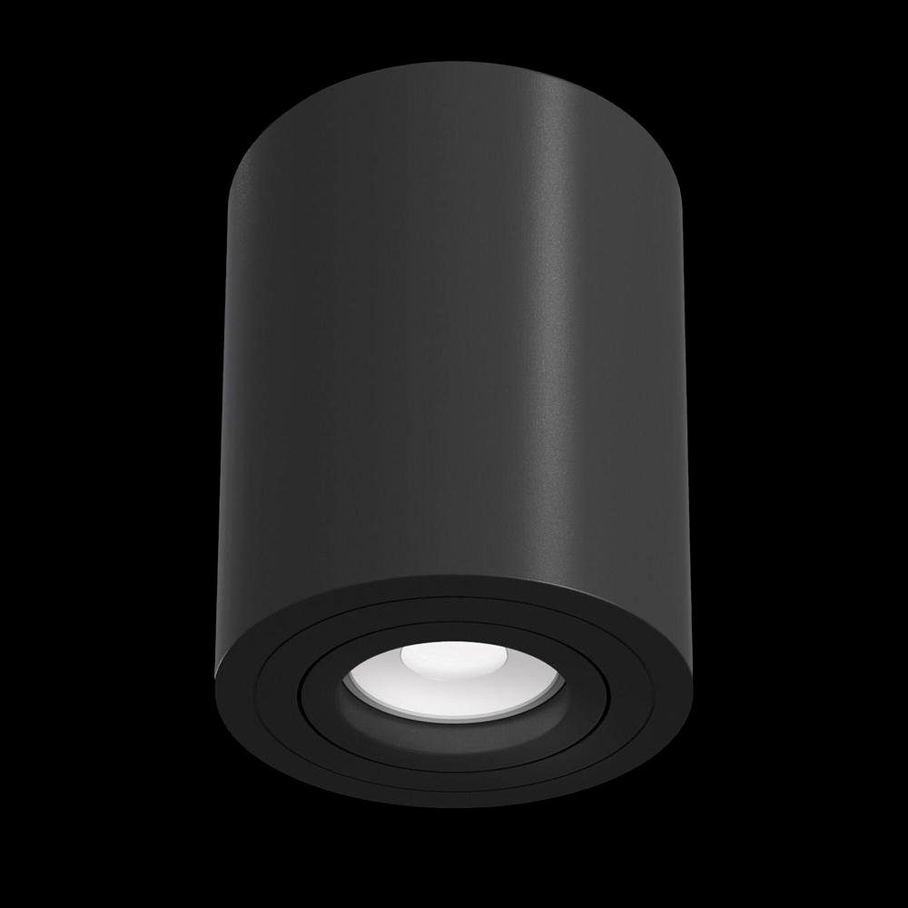 Maytoni Deckenspot Spot Alfa in keine rund, Deckenstrahler, enthalten: Nein, Deckenspot, Leuchtmittel Schwarz Aufbaustrahler GU10 warmweiss, Angabe
