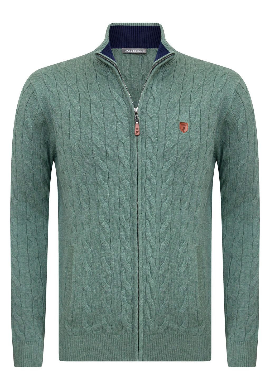 Jacey Quinn Cardigan Braided Full Zip Cardigan günstig online kaufen