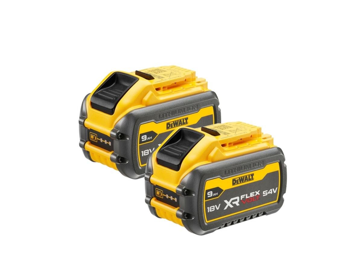 DeWalt 54V / 162Wh Akku-Set 9000 mAh (54 V), für alle DeWALT XR Akku-Maschinen mit 54 Volt sowie mit 18 Volt