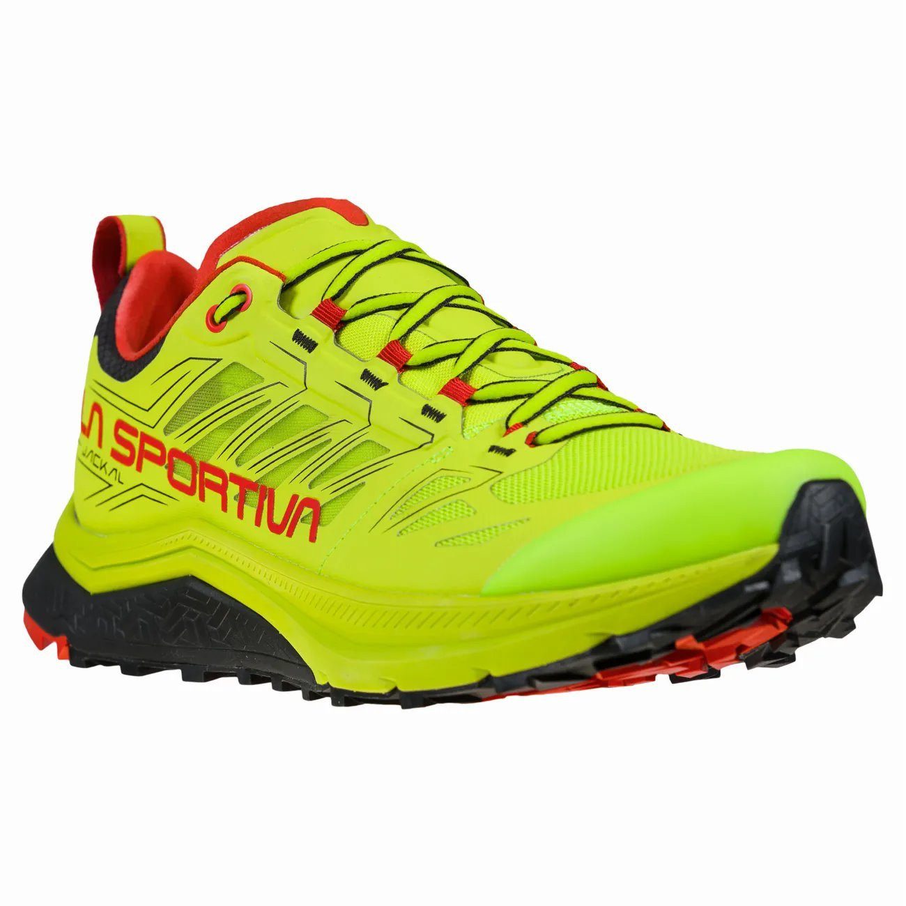 La Sportiva Trail-Laufschuhe Jackal (Langstrecke) neongelb/goji Herren Wand günstig online kaufen