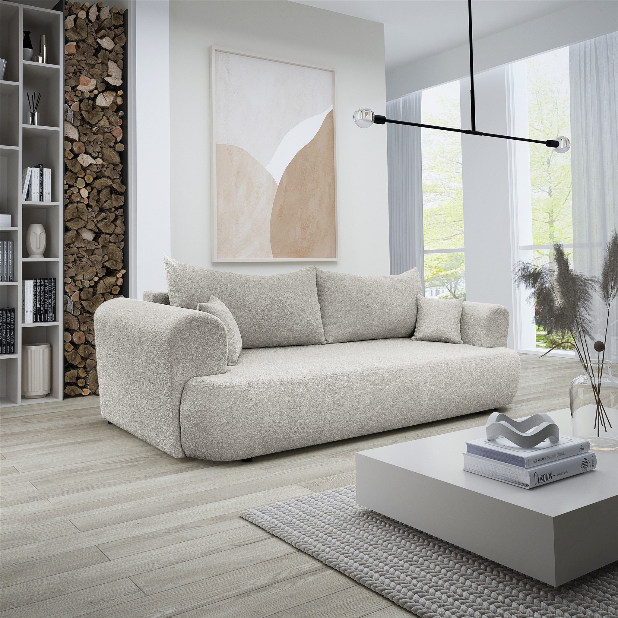 Fun Möbel 3-Sitzer Schlafsofa ANIKE in günstig online kaufen
