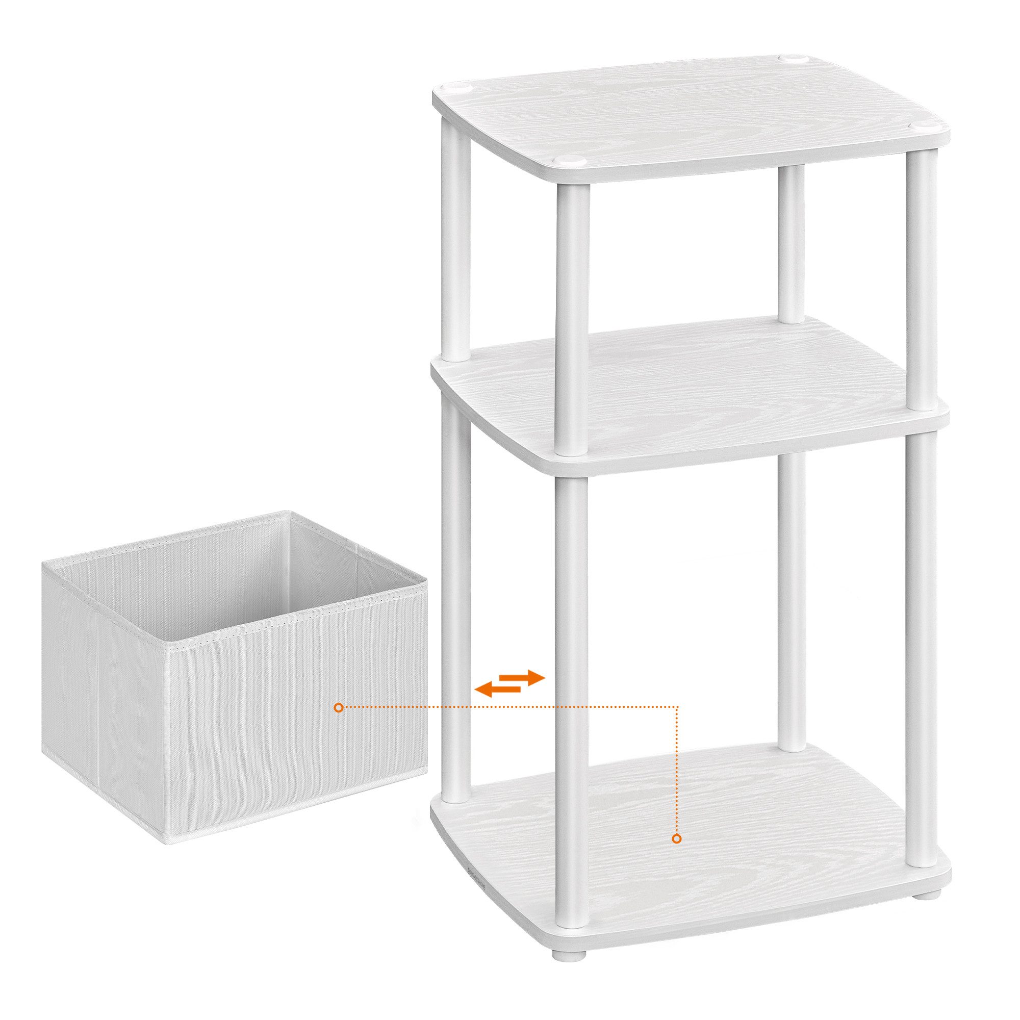 SONGMICS HOME Beistelltisch (1 Tisch), Nachttisch, günstig online kaufen