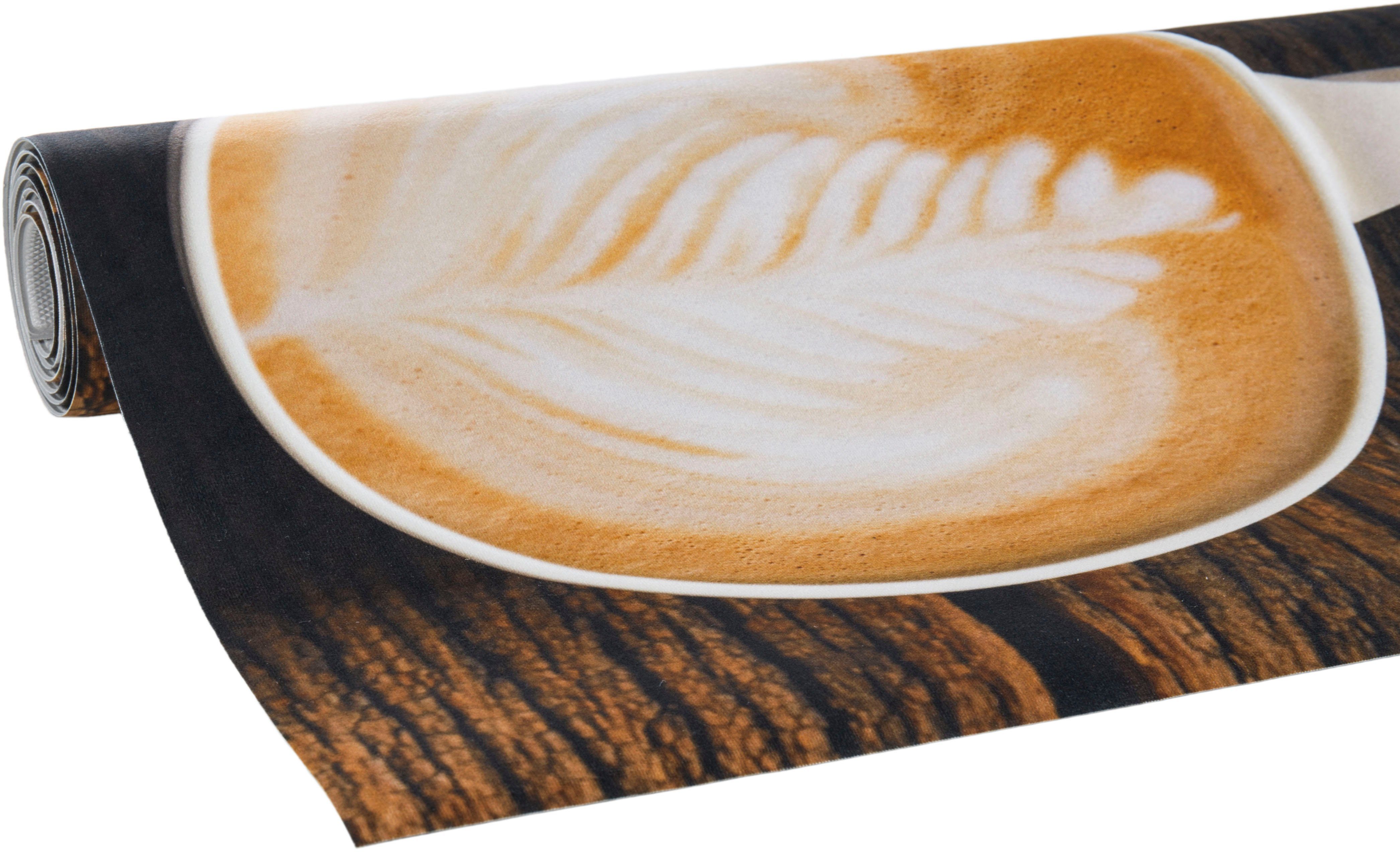 abwischbar, Kaffeetassen, Größe cm Höhe: mm, Vinyl, rutschhemmend, Motiv aus rechteckig, Küchenläufer Tassen, Andiamo, 3 50x150