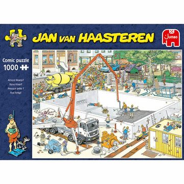 Jumbo Spiele Puzzle Jan van Haasteren - Fast Fertig? 1000 Teile, 1000 Puzzleteile