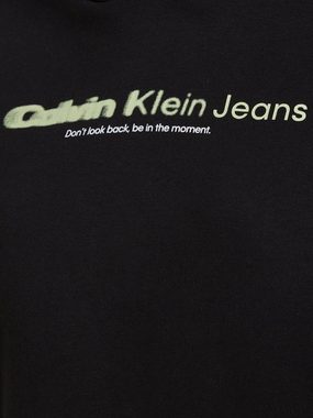 Calvin Klein Jeans Sweatkleid CK SLOGAN HOODIE DRESS