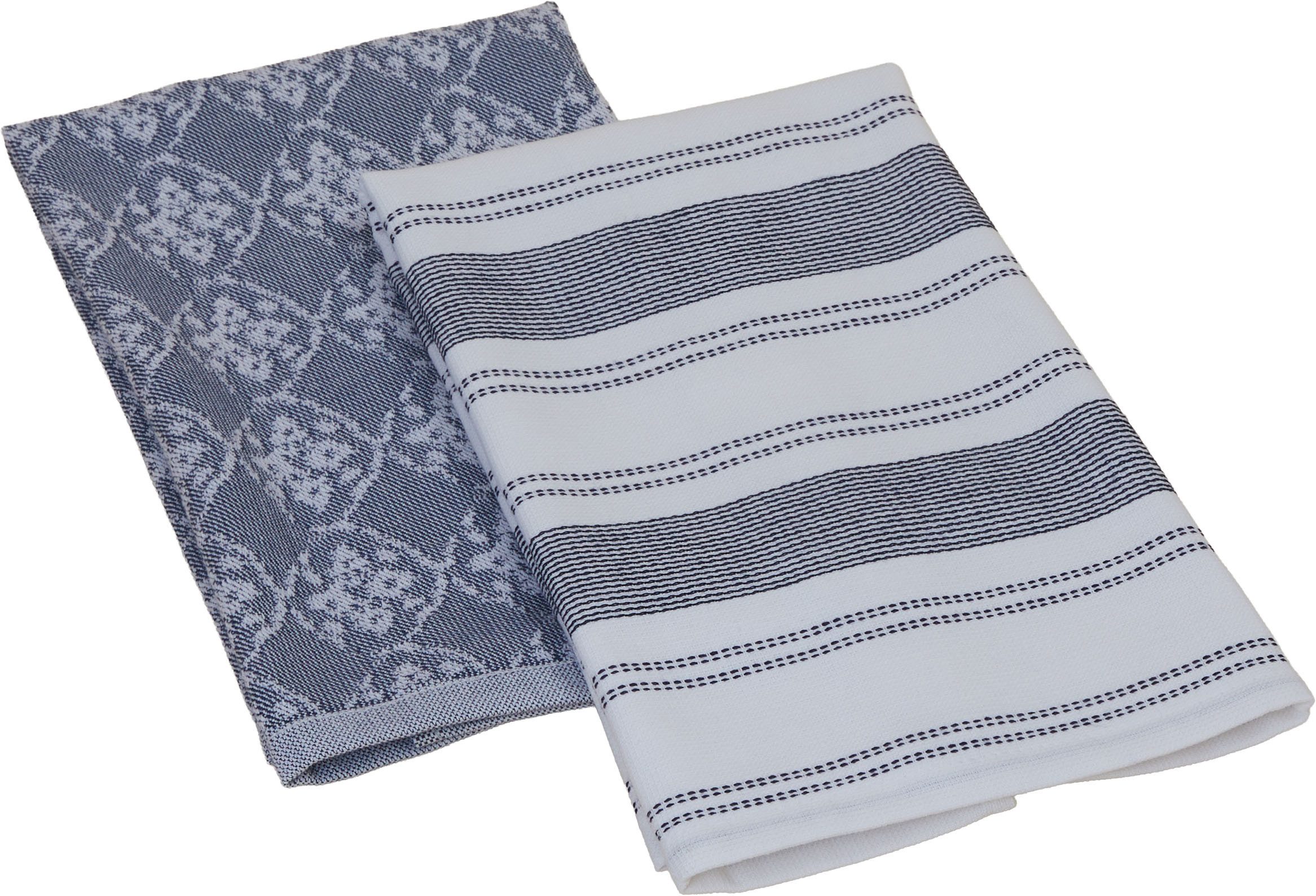 Egeria Geschirrtuch VIVA, (Set, 2-tlg), 2x 40x60 cm