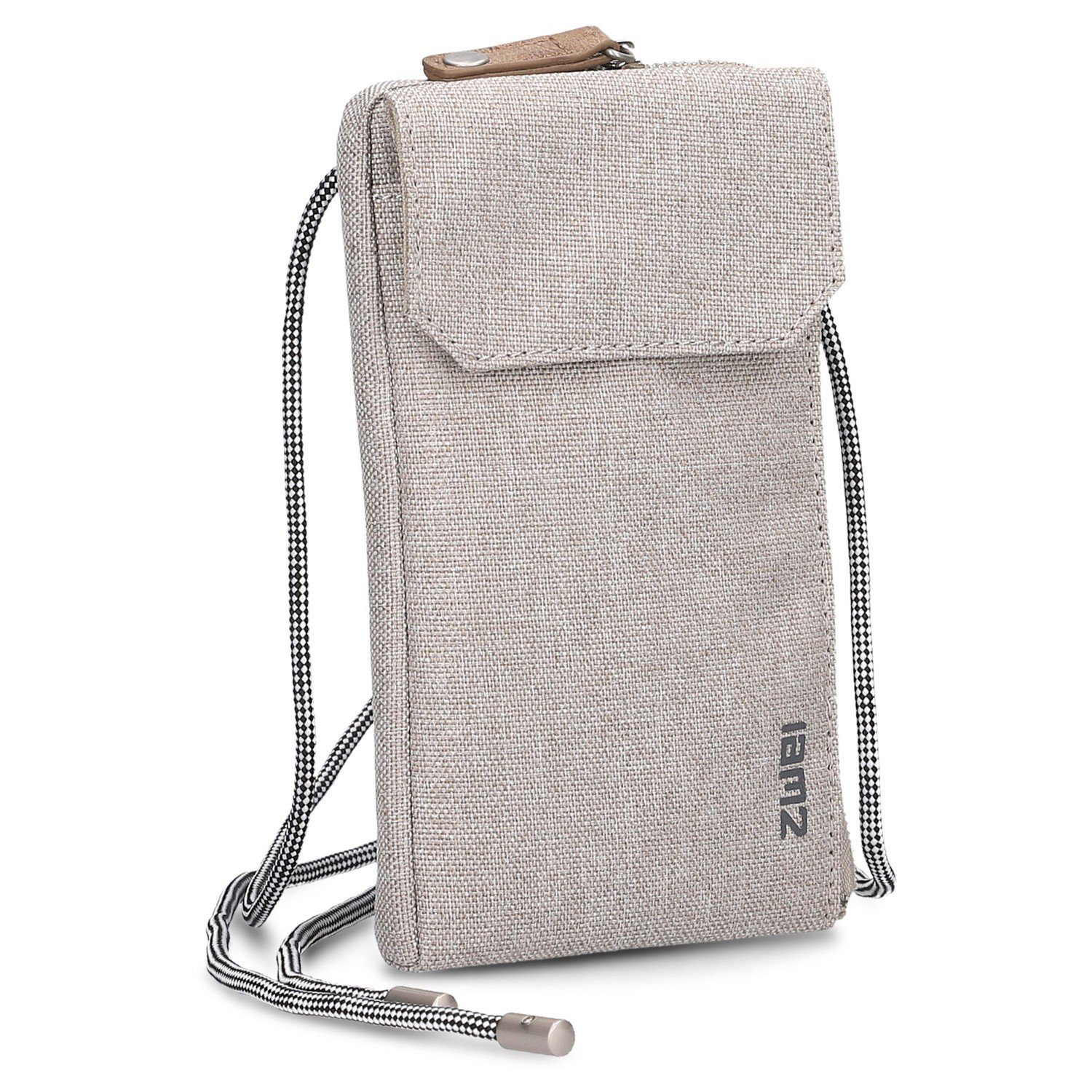 Zwei Handytasche 19 creme OP30 - cm Handytasche Olli