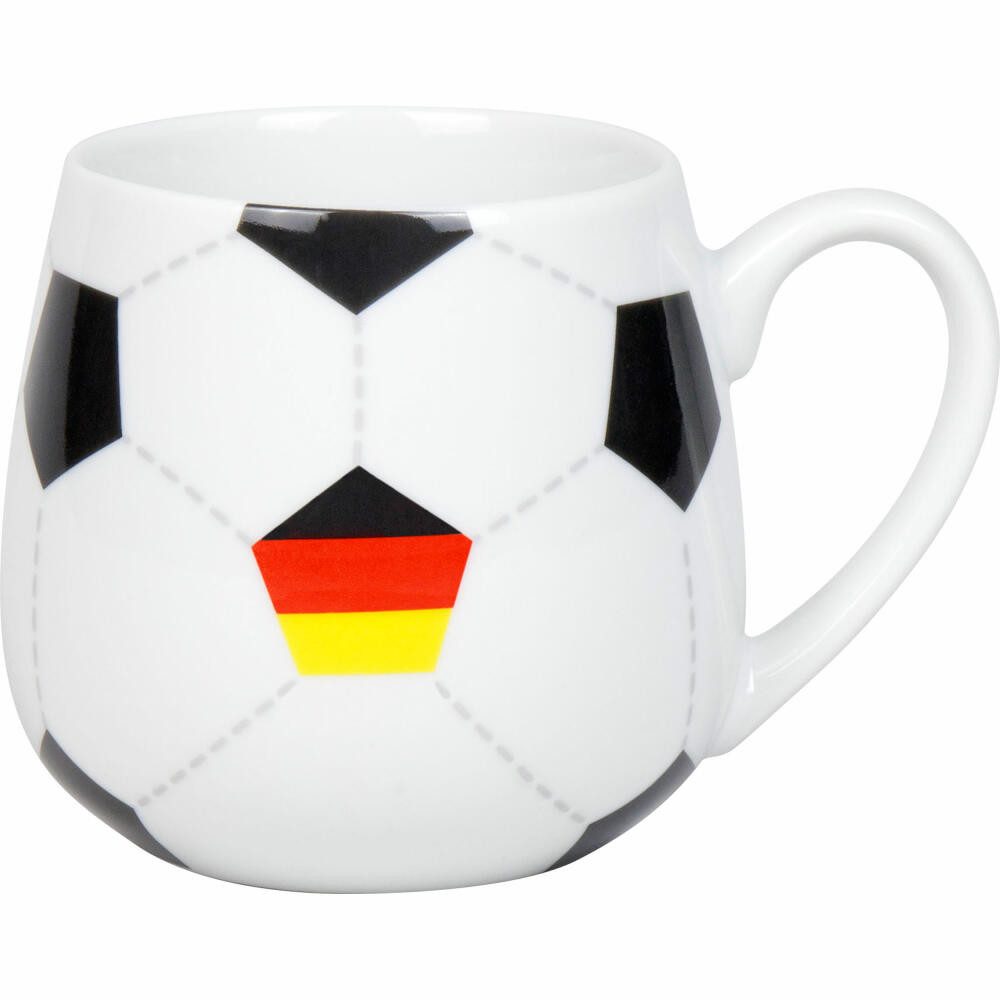 Könitz Becher Kuschelbecher Fußball Deutschland, Porzellan