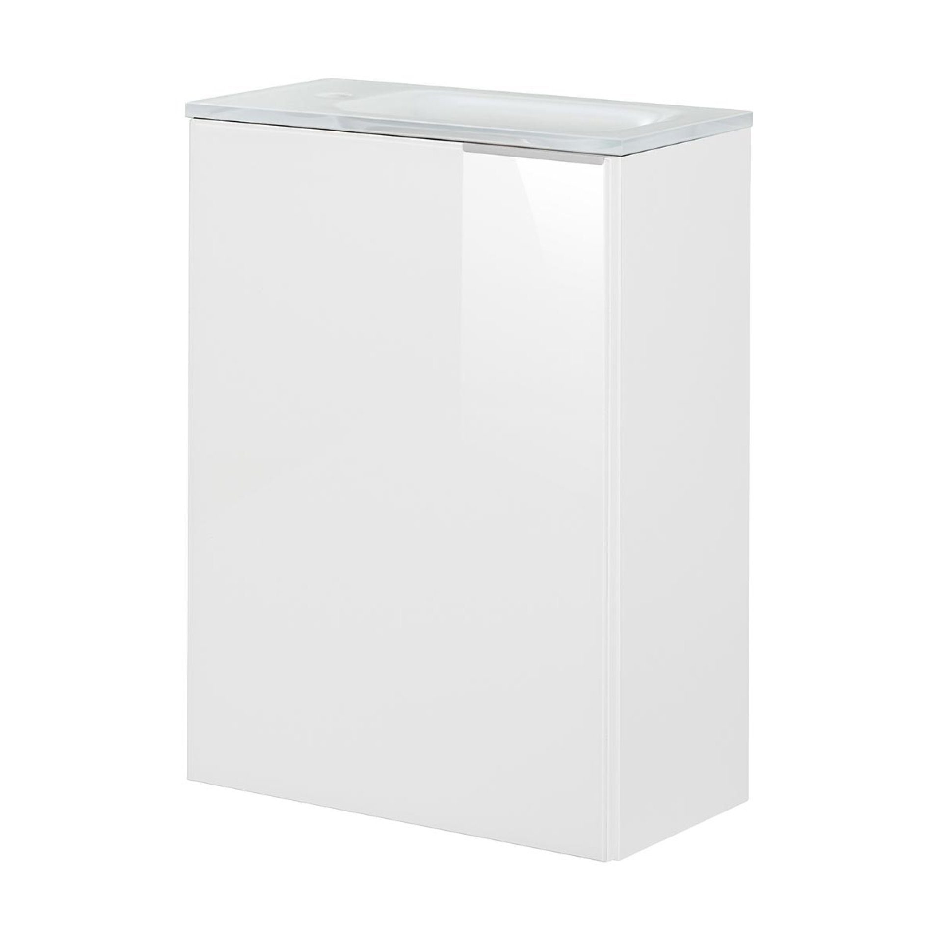 FACKELMANN Waschbecken Fackelmann KARA Gäste WC Set 3-teilig 45 cm, Weiß, l günstig online kaufen