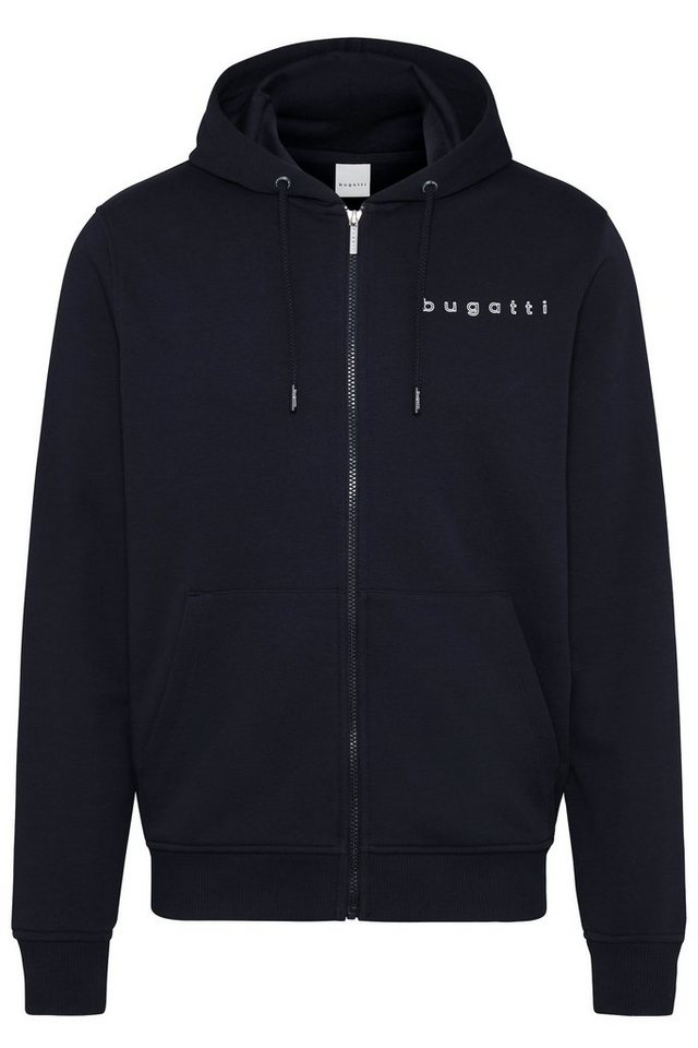 bugatti Sweater aus Organic Cotton, Modische Sweatshirtjacke aus der  Respect Nature Kollektion