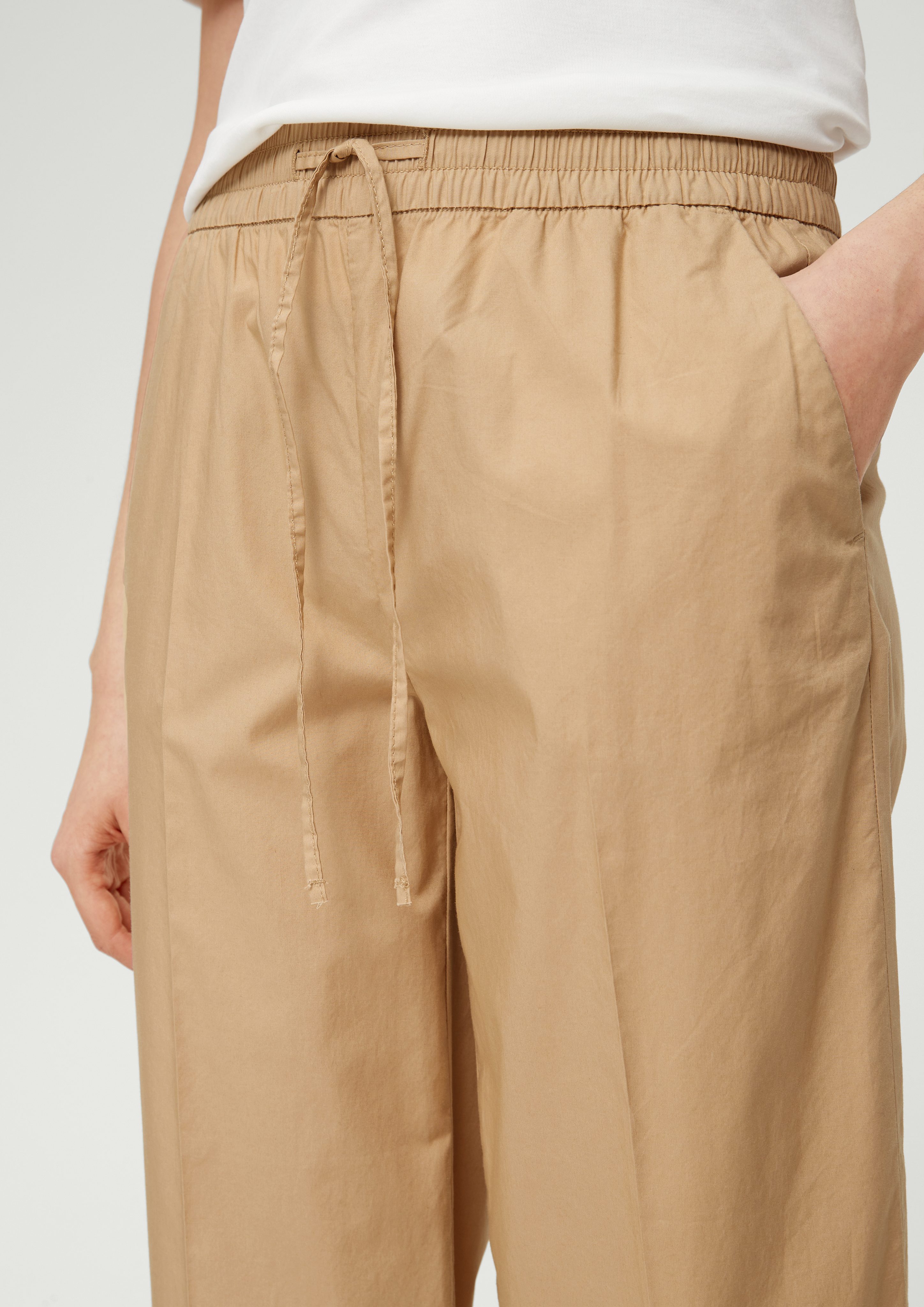 s.Oliver 7/8-Hose Regular: Bügelfalten sandstein Culotte mit