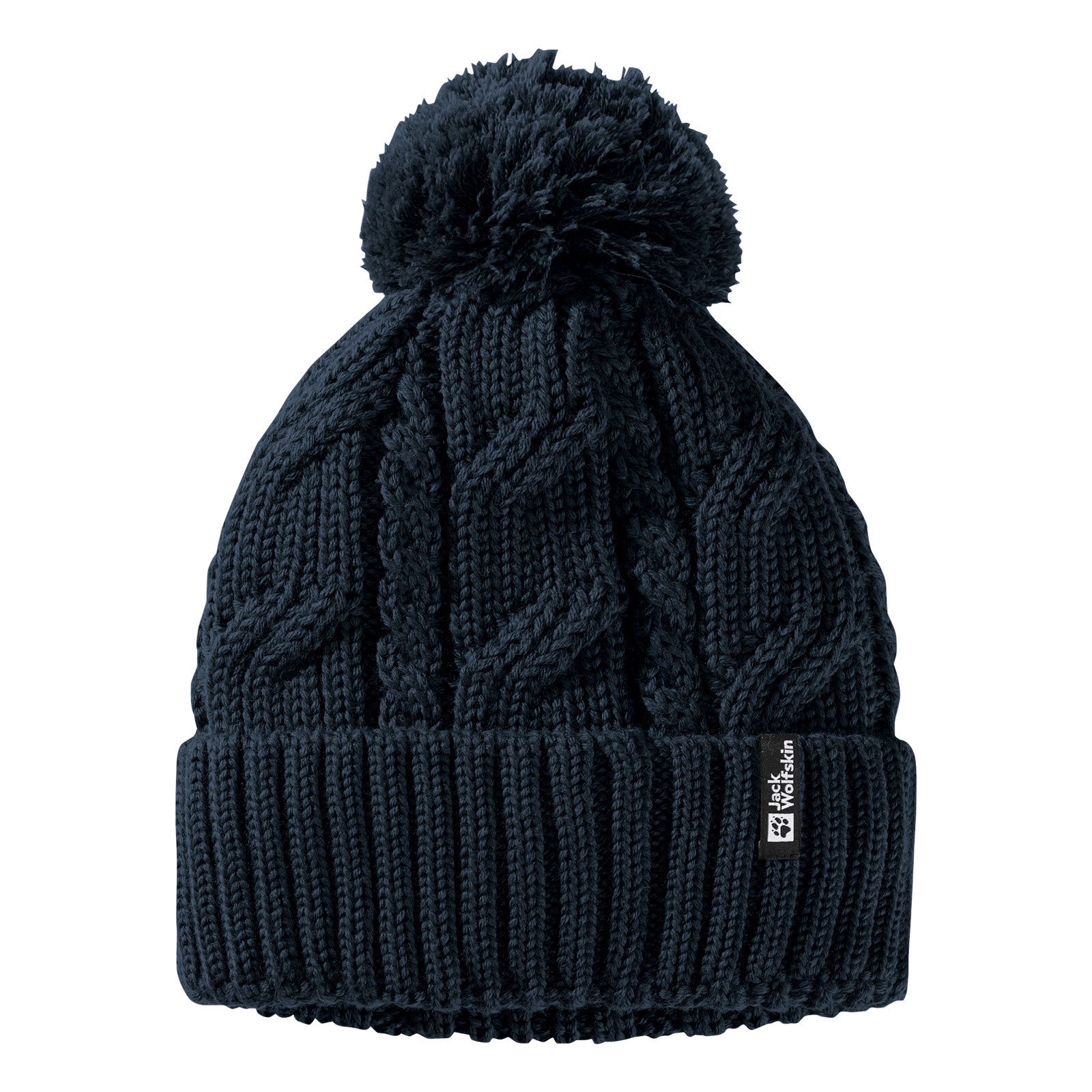 Jack Wolfskin Beanie Pompom Beanie mit Bommel