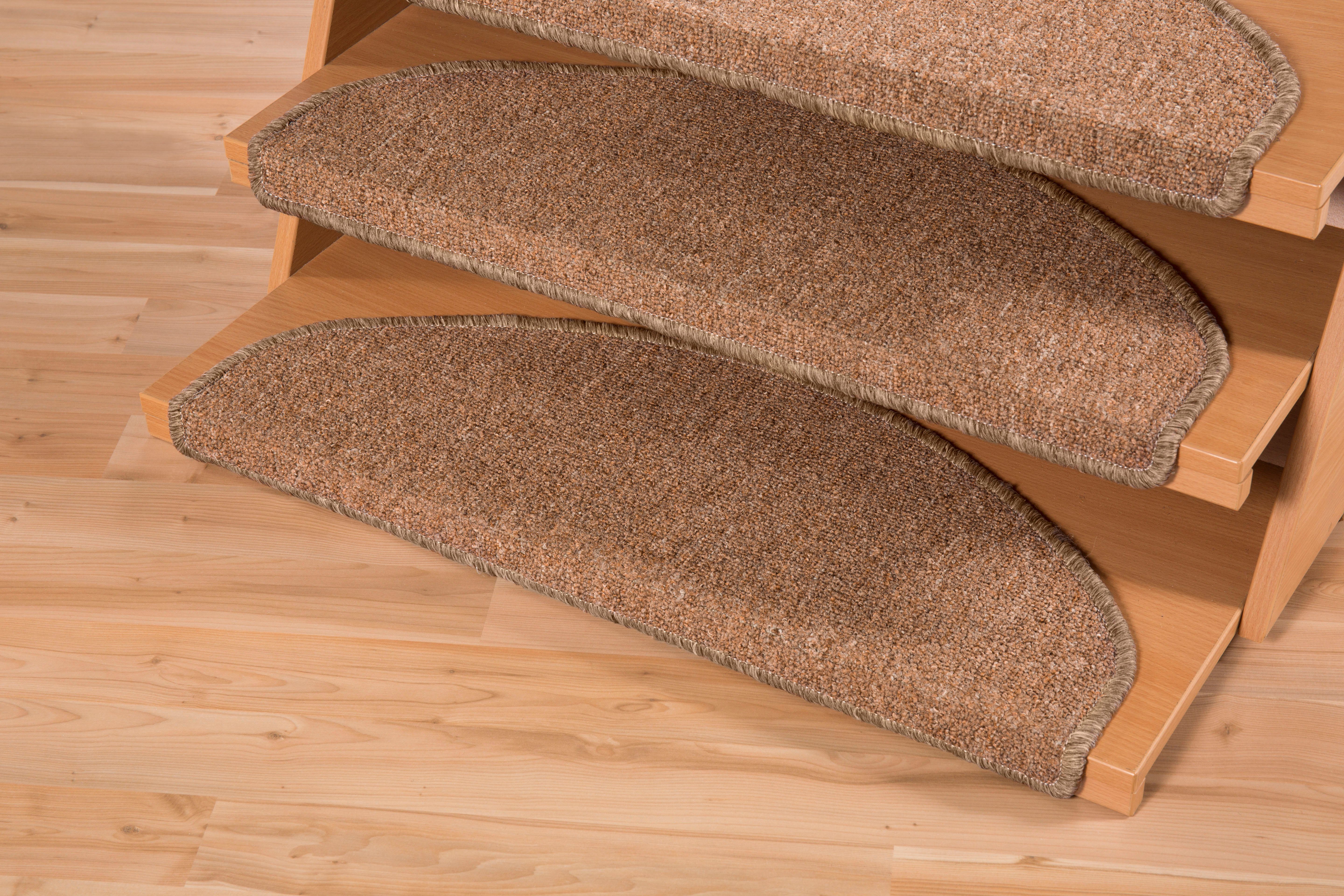 Andiamo Stufenmatte Bob, Made in Poland, halbrund, Höhe: 4,5 mm, melierte S günstig online kaufen