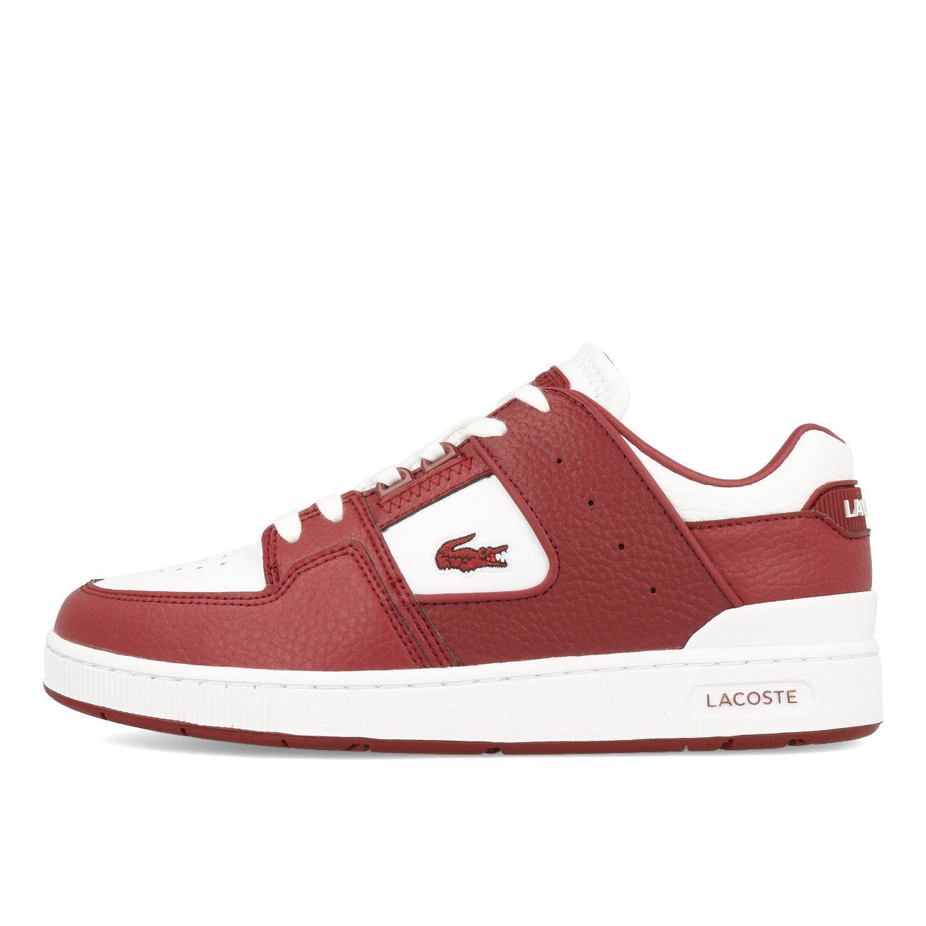 Lacoste Lacoste Court Cage 223 2 SFA Damen White Burgundy Sneaker Burgundy / White