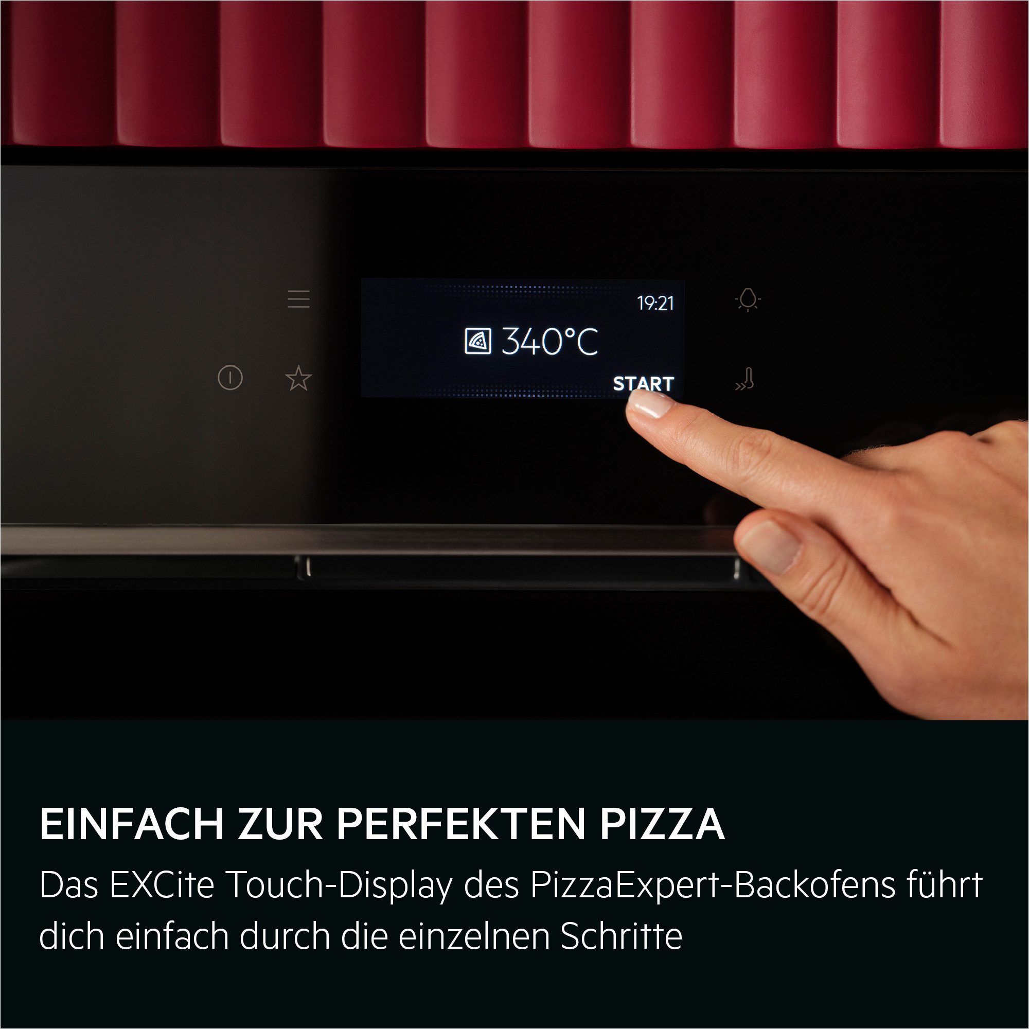AEG Pyrolyse Backofen 7000 TX7PB62WSB, Pyrolyse-Selbstreinigung, Pizza-Ofen: Pizza in 150 Sek. – bei 340 °C wie im Restaurant zu Hause – Bild 4 von 5