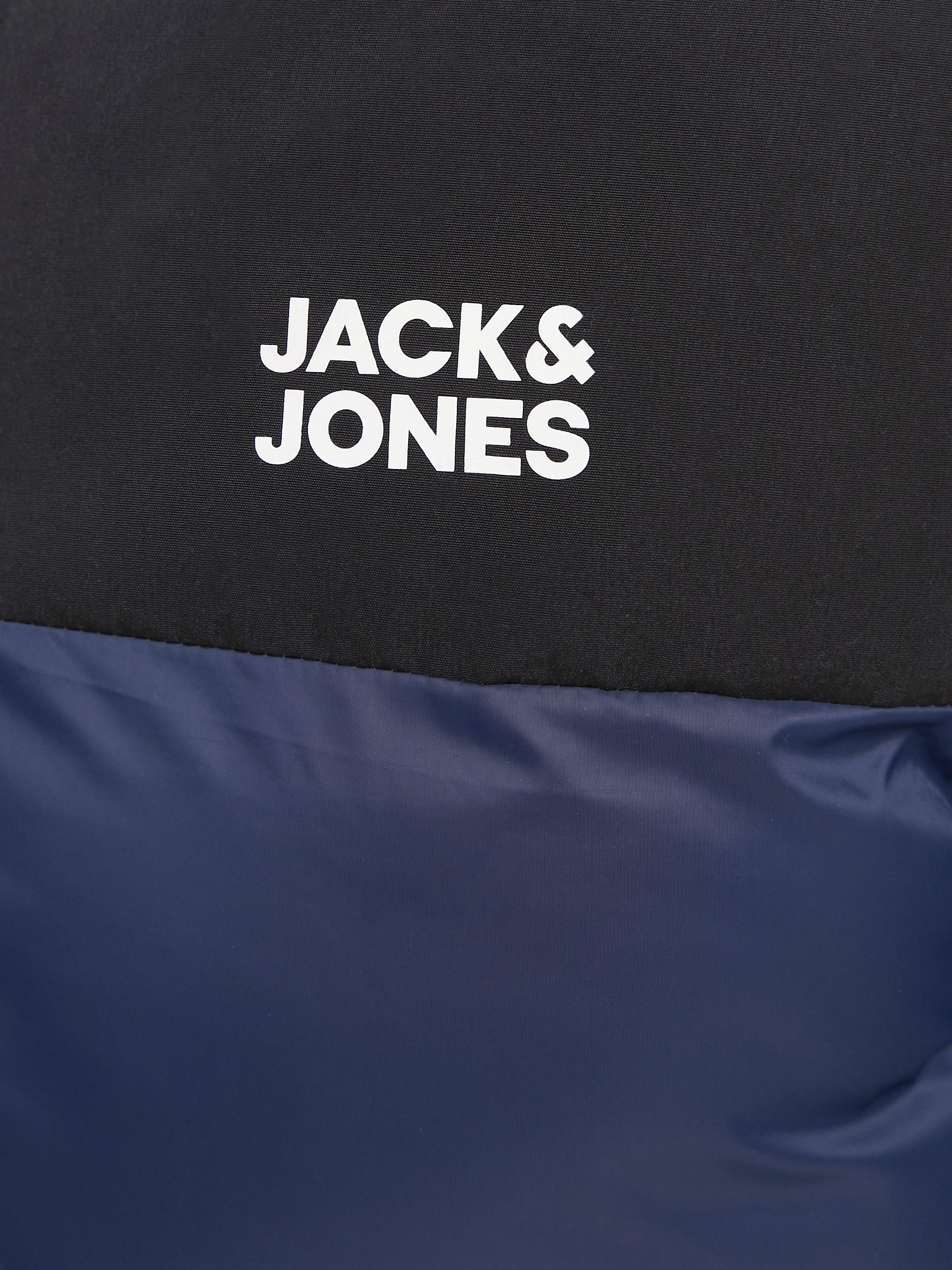 Jack & Jones Junior Steppweste JJETOBY einfach kombinierbar, gefüttert, stylisch colorblocking, casual, regular fit, Stehkragen