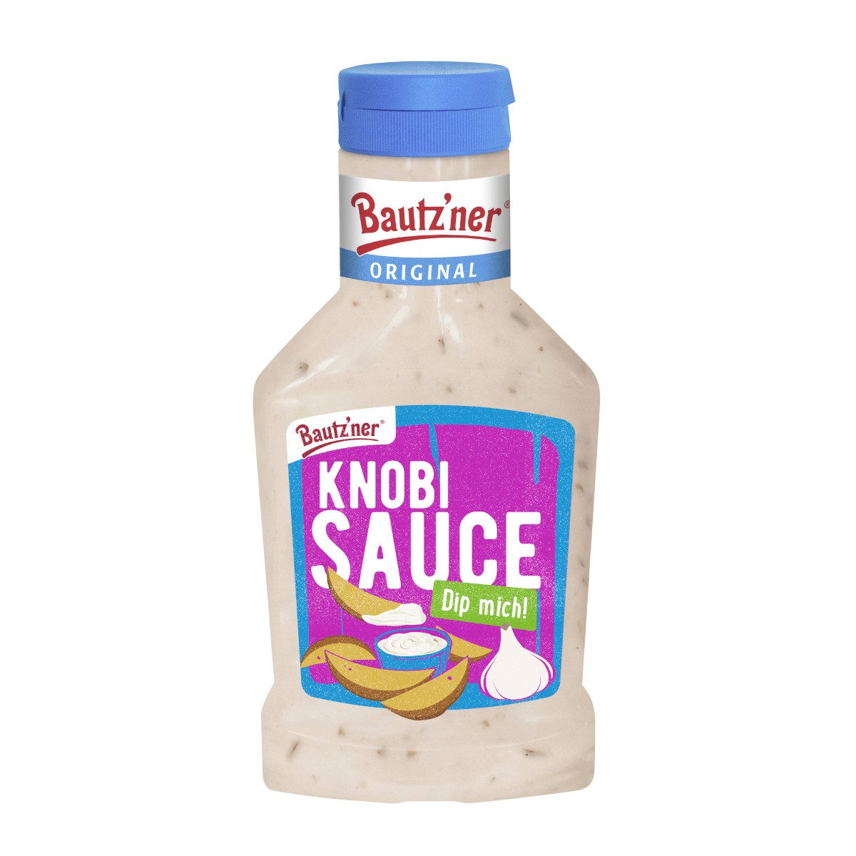 Develey Saucen, Bautz'ner Knobi Sauce Knoblauch Sauce Squeezeflasche 300ml