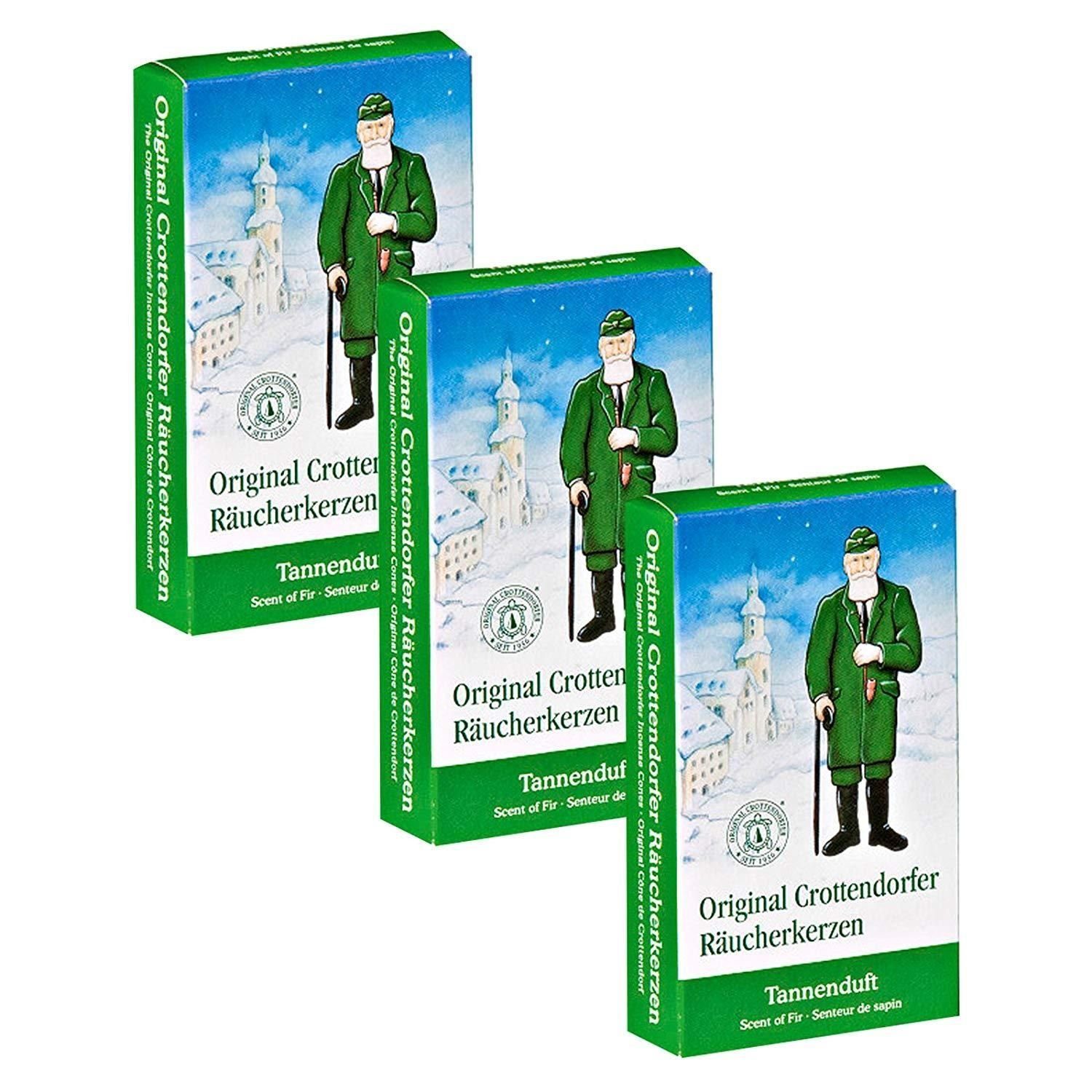 Crottendorfer Duftkerze 3 Päckchen - Tanne - 24er Packung günstig online kaufen