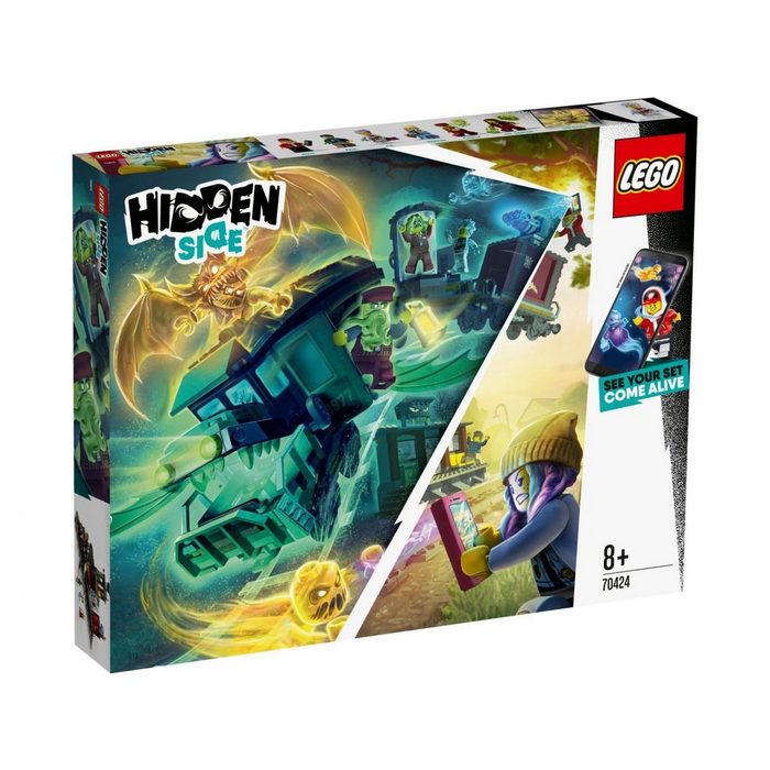 LEGO® Konstruktionsspielsteine LEGO® Hidden Side™ - Geister-Expresszug (Set 698 St)