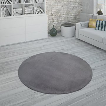 Fellteppich Hochflor Teppich Wohnzimmer Kunstfell Softes Kaninchenfell, TT Home, Läufer, Höhe: 26 mm