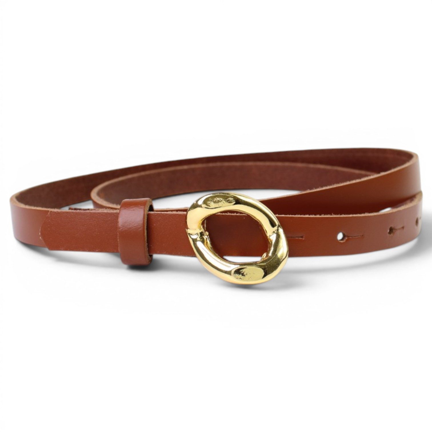 Ledergürtel Damen Rindsleder schmal