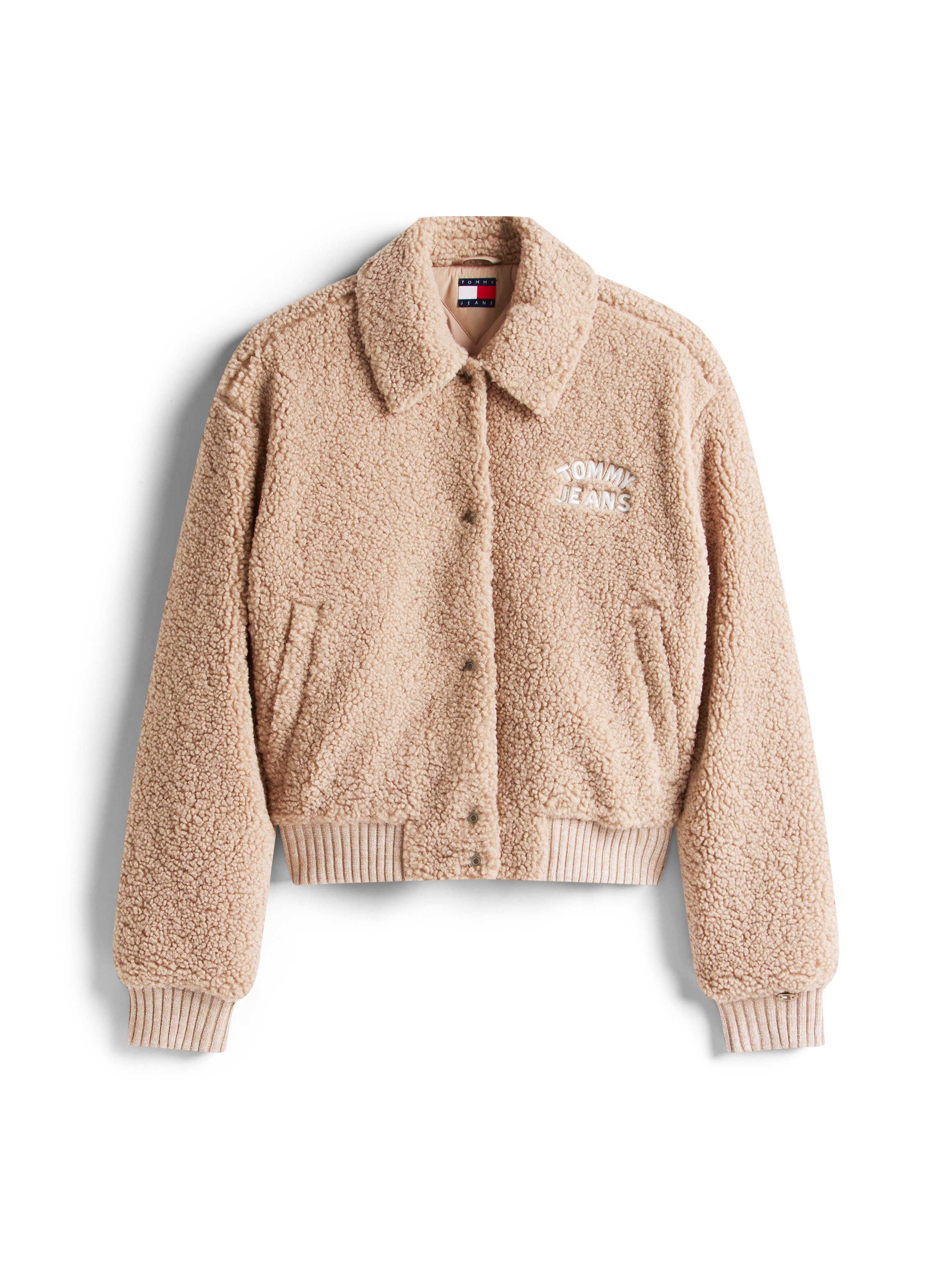Tommy Jeans Plüschjacke TJW TEDDY VARSITY BOMBER