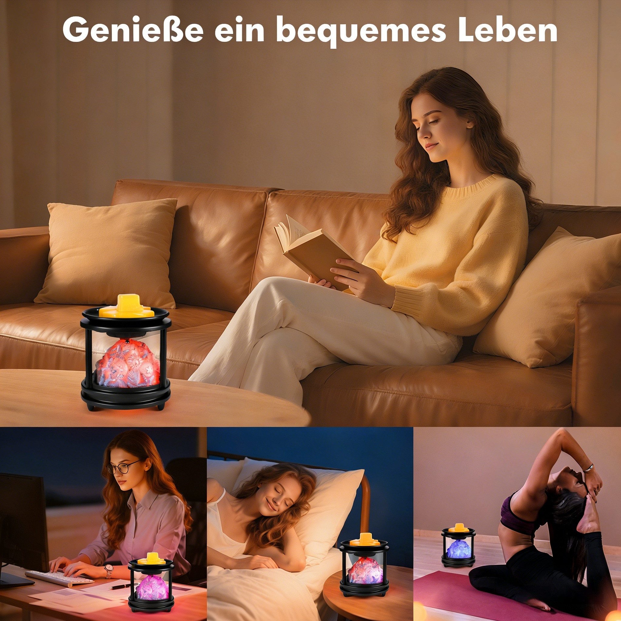 BlingBin Duftlampe 3 in 1 Elektrische Wachsduftlampe für Kerzen & Ätherisch günstig online kaufen