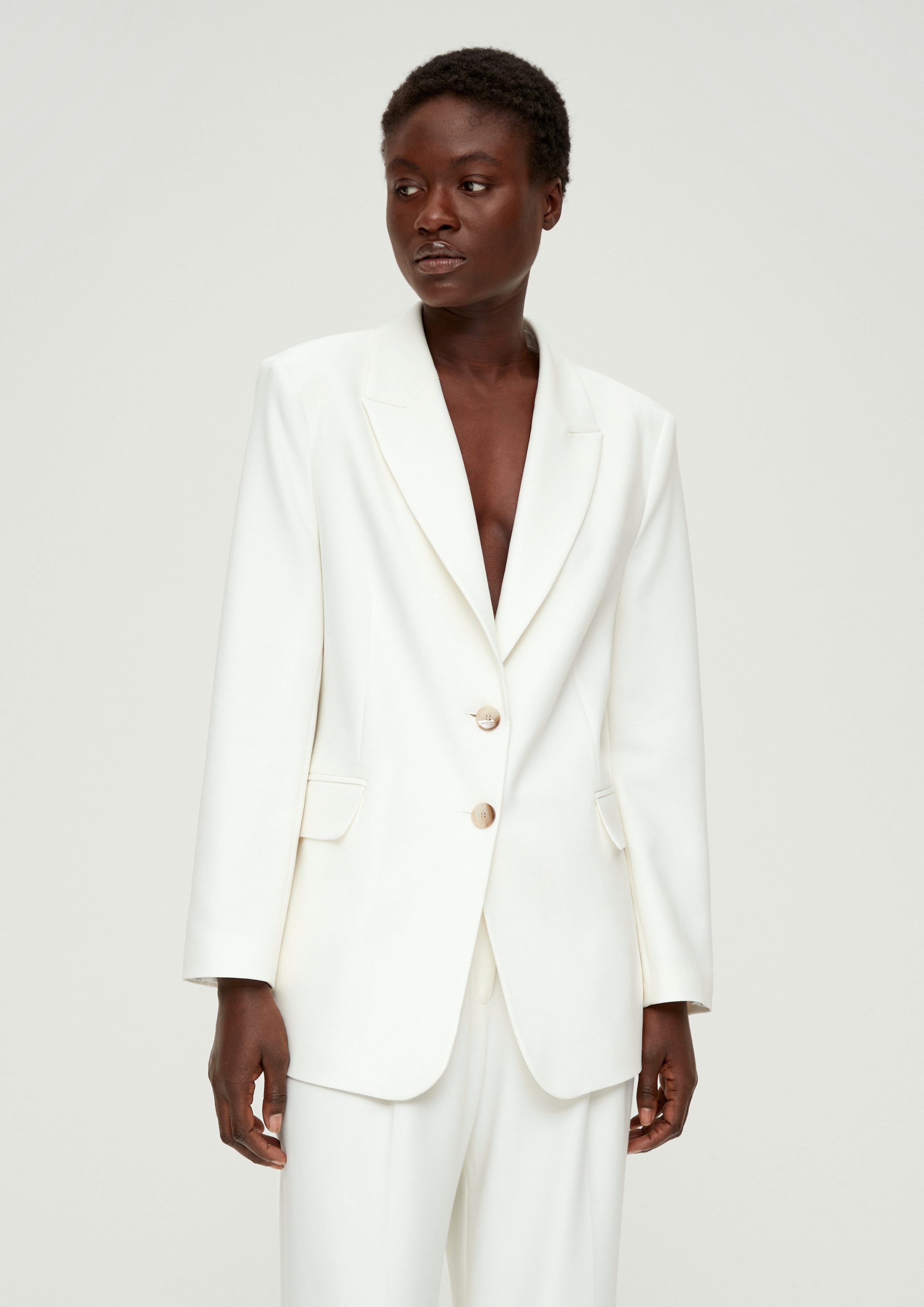s.Oliver Jackenblazer Indoor-Blazer Oversized-Blazer aus Viskosestretch