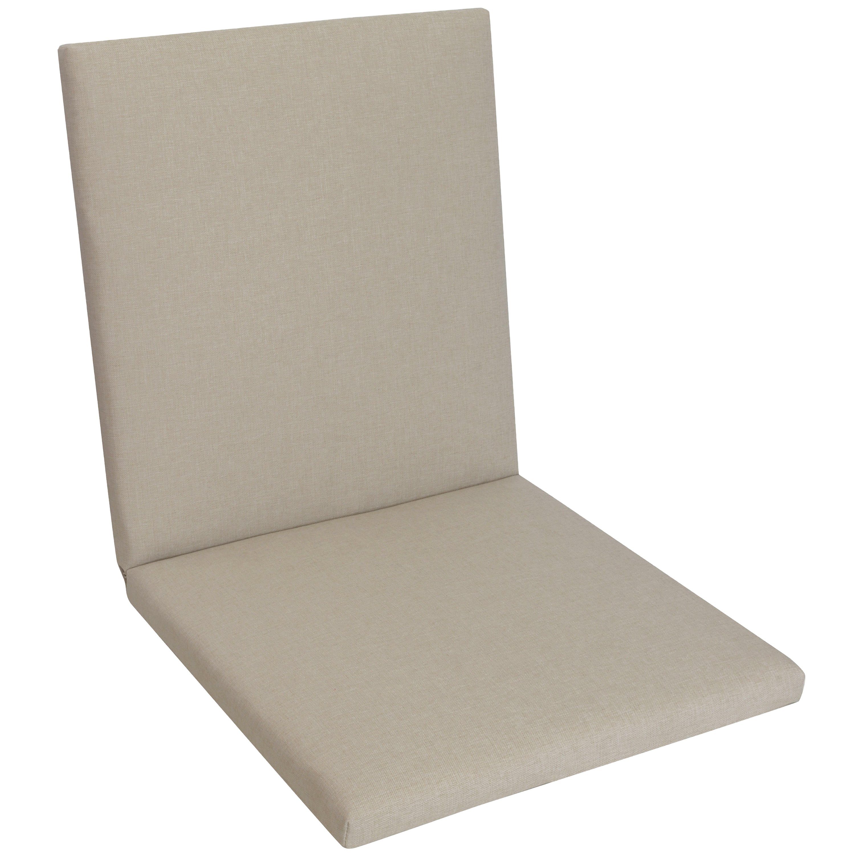 Herlag Polsterauflage Sunny, (1 St), Niederlehner 103x50x4cm Wetterfest Bezug Waschbar Natur 1 Polster