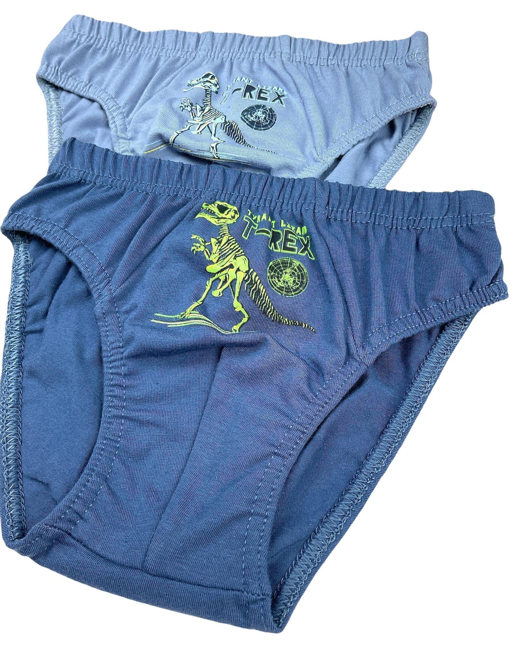 LOREZA Slip 10er Set Jungen Slips - T-Rex - Bunt (Set, 10-St)