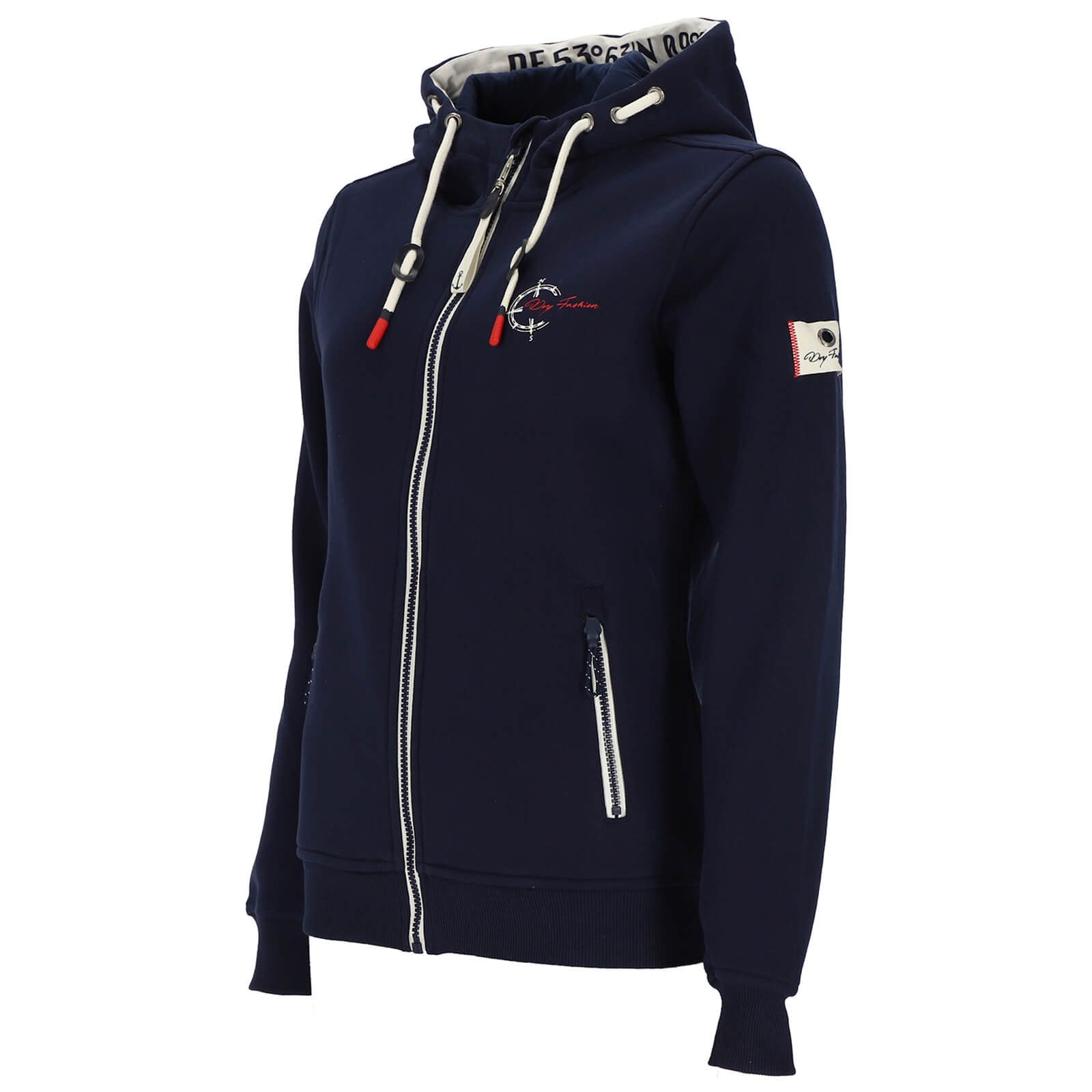 Dry Fashion Kapuzensweatjacke Damen Sweatjacke Juist günstig online kaufen